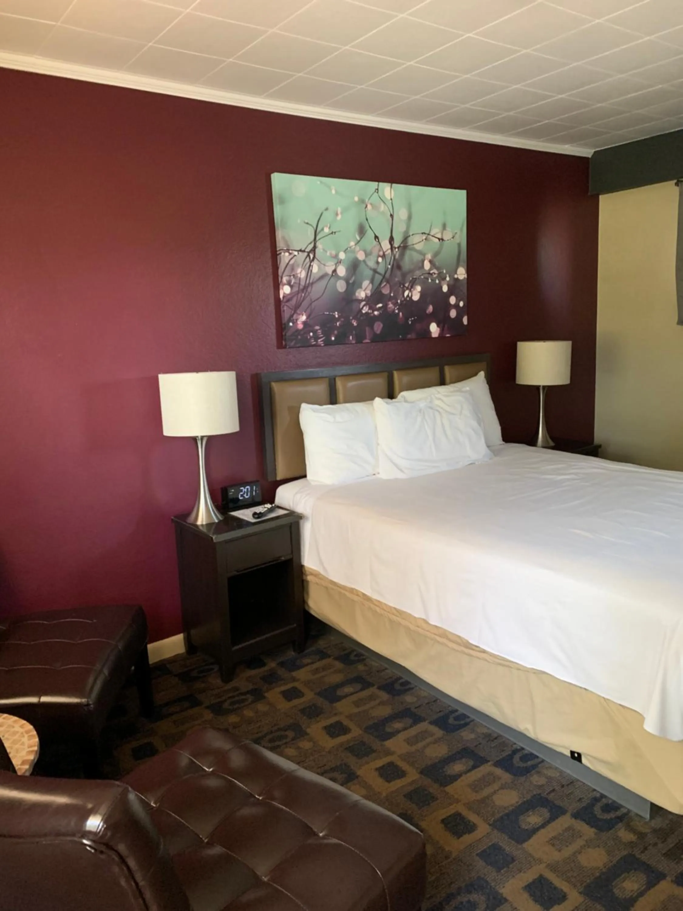 Bed in The Triangle Motel