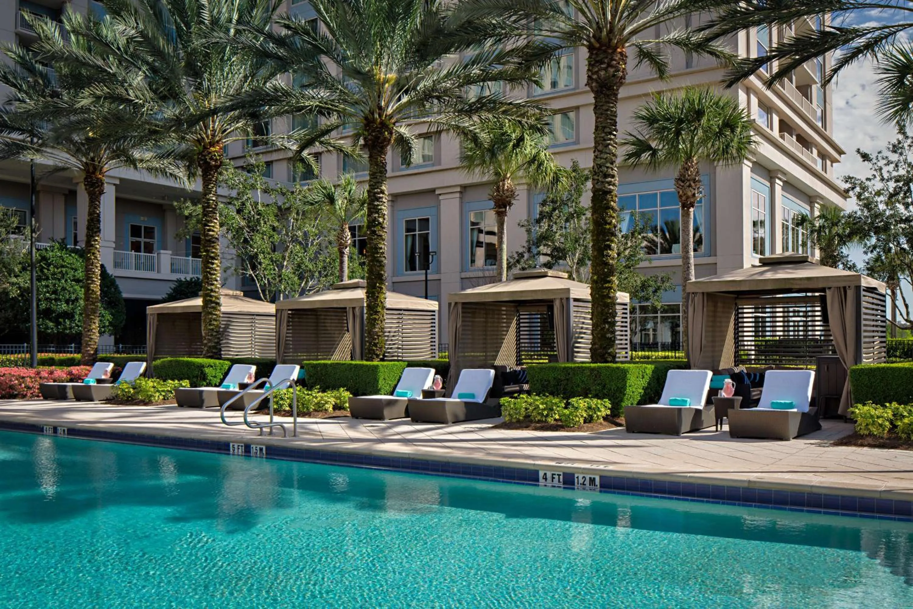 Pool view in Waldorf Astoria Orlando - An Official Walt Disney World Hotel