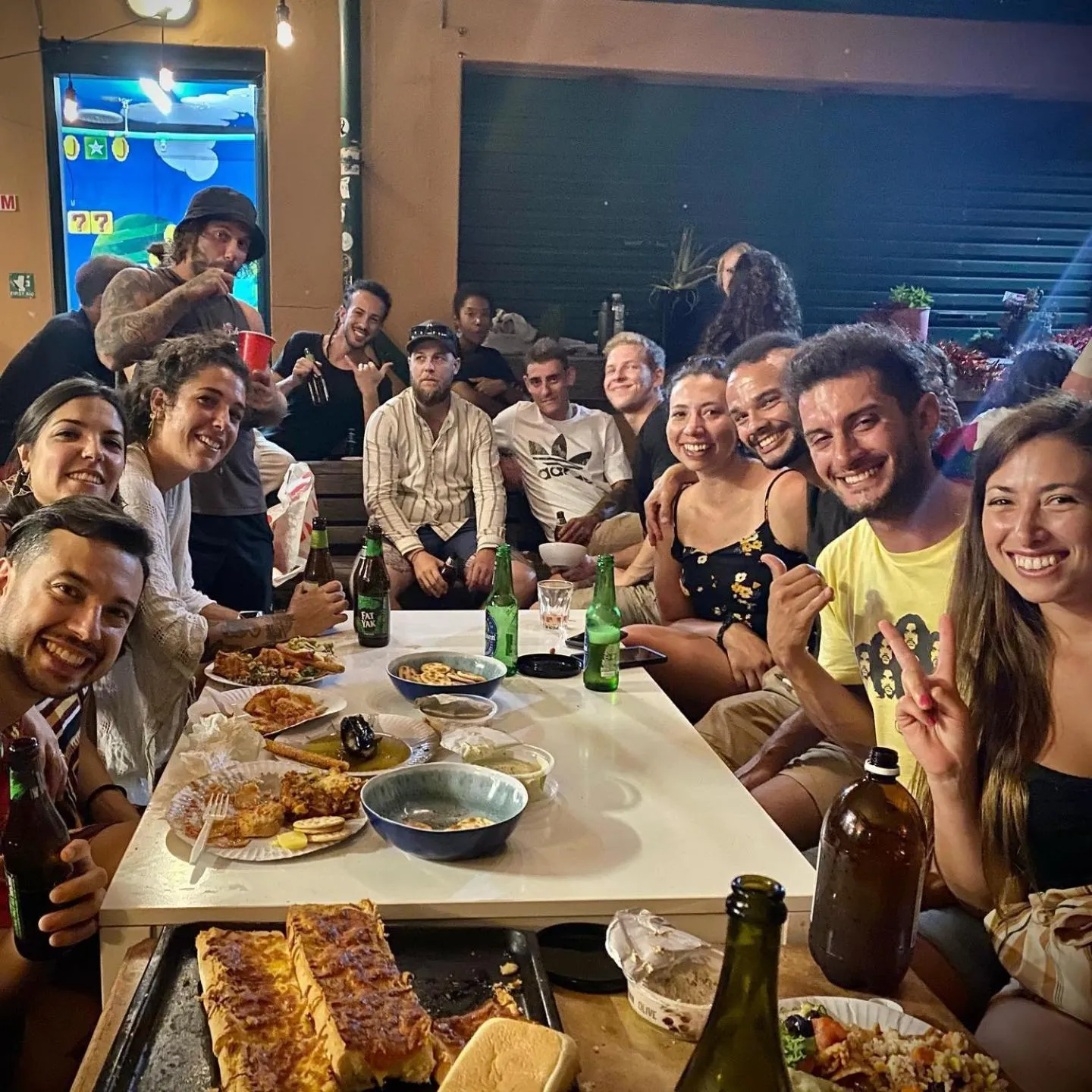 People in Sundancer Backpackers Hostel