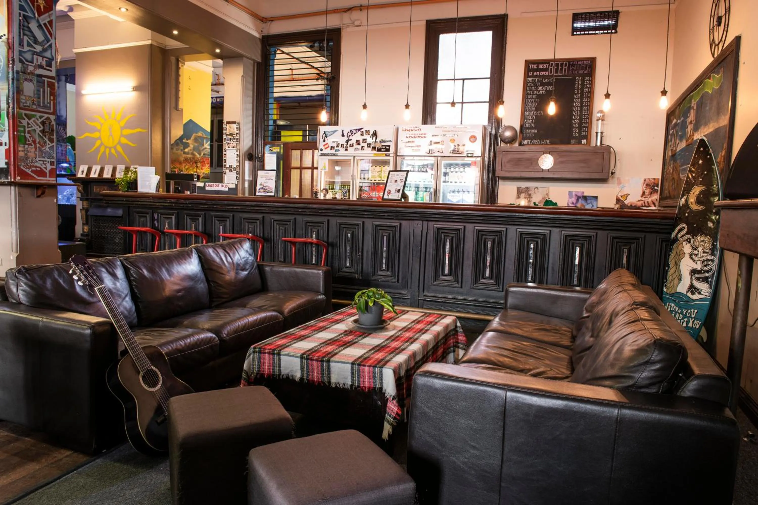 Living room in Sundancer Backpackers Hostel