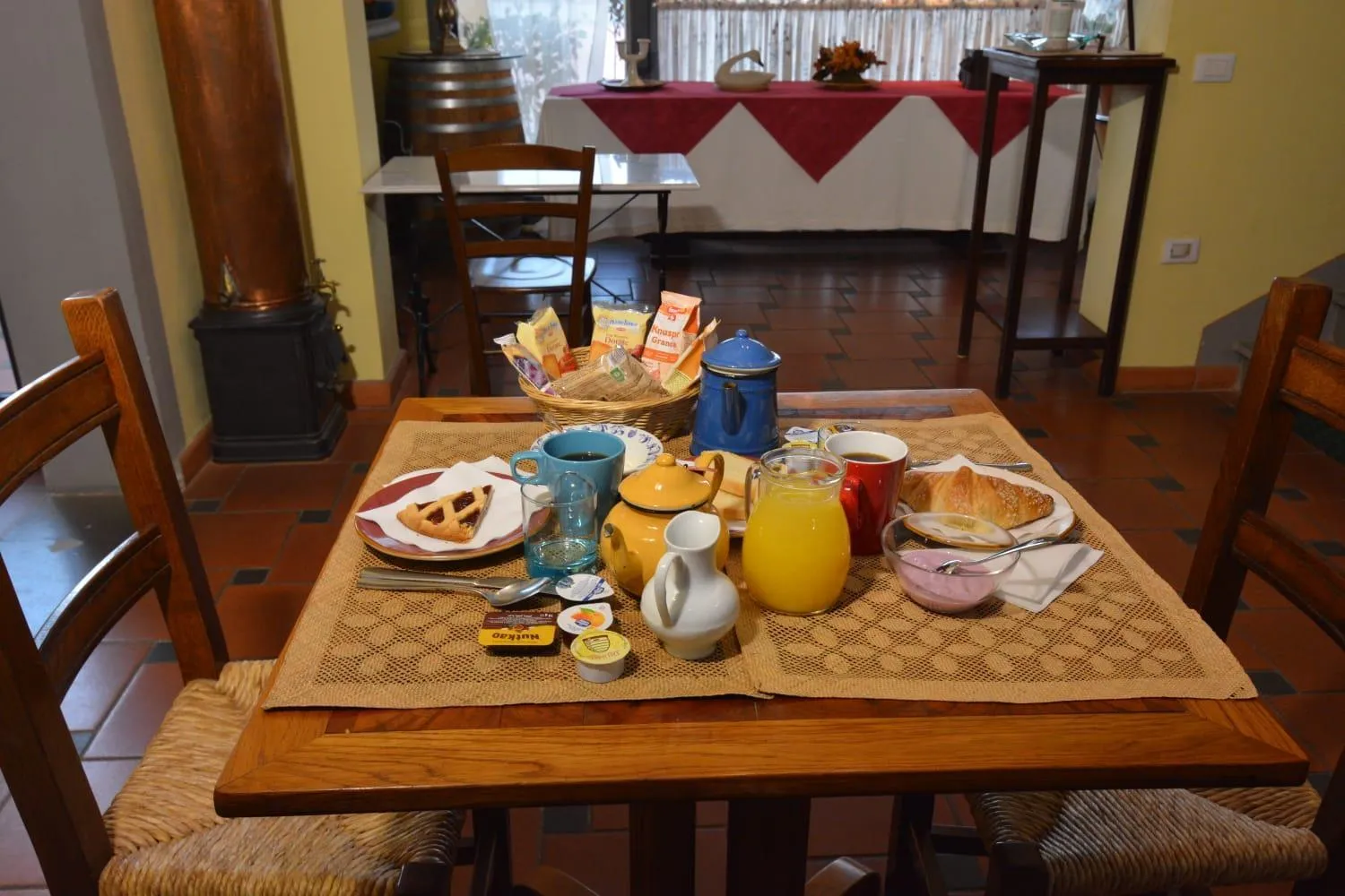 Food and drinks in Albergo Casa Al Sole