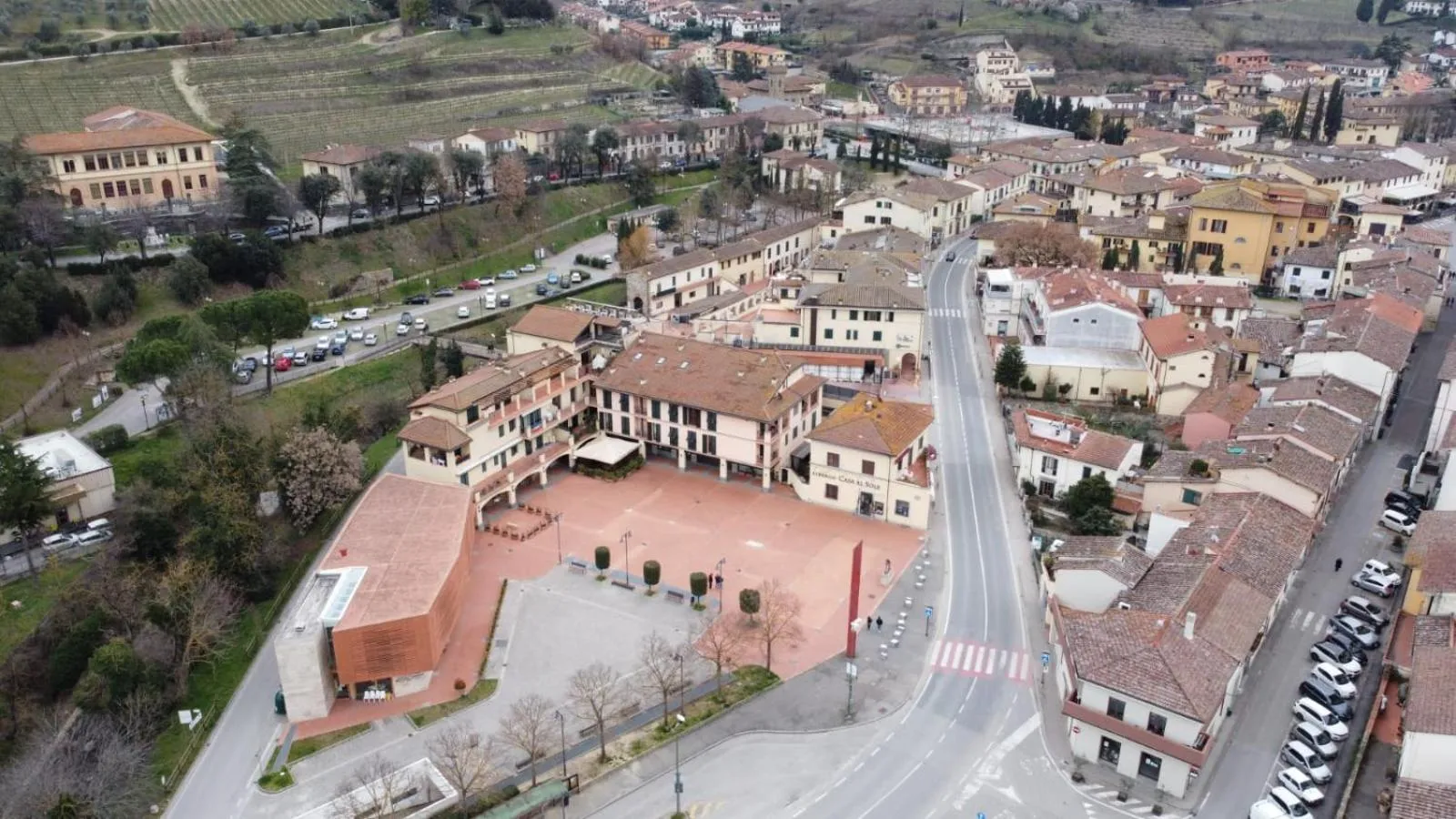 Property building in Albergo Casa Al Sole