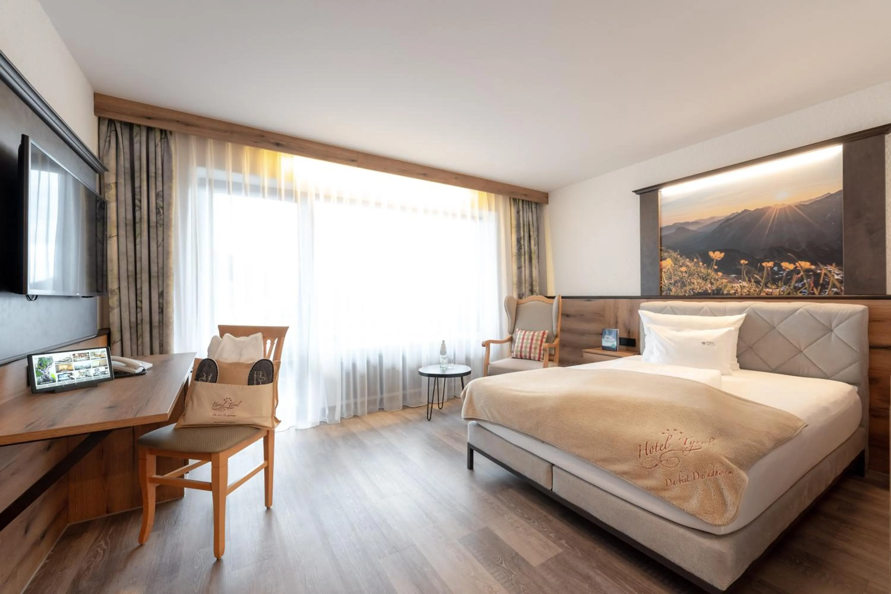 Photo of the whole room, Bed in Hotel Tyrol - Oberstaufen PLUS Partner