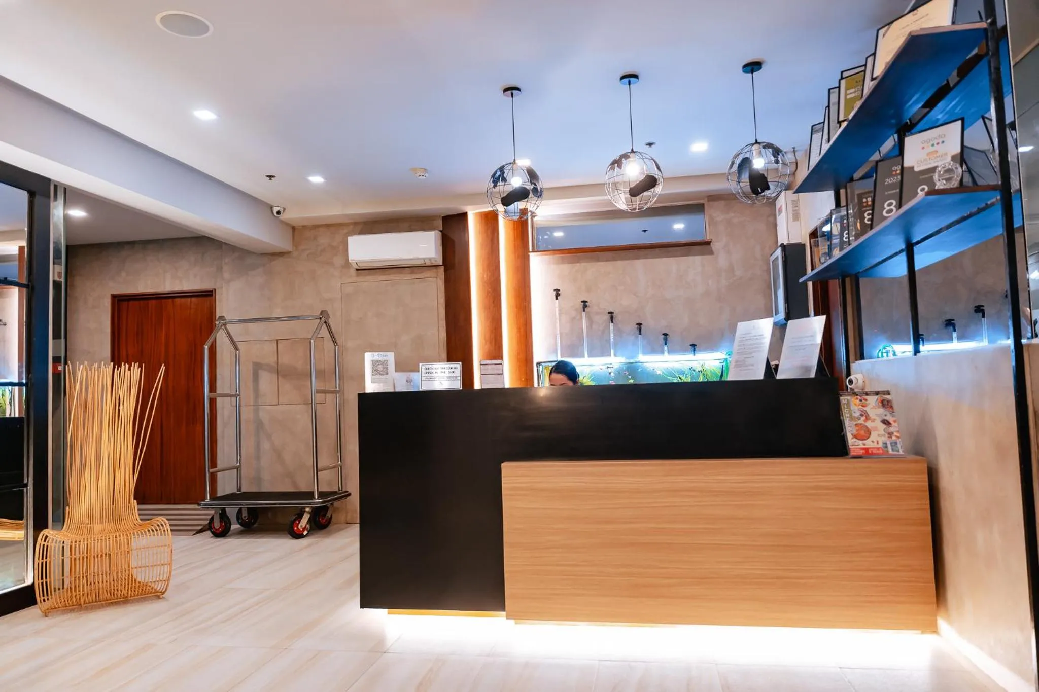 Lobby or reception in S Hotel & Residences