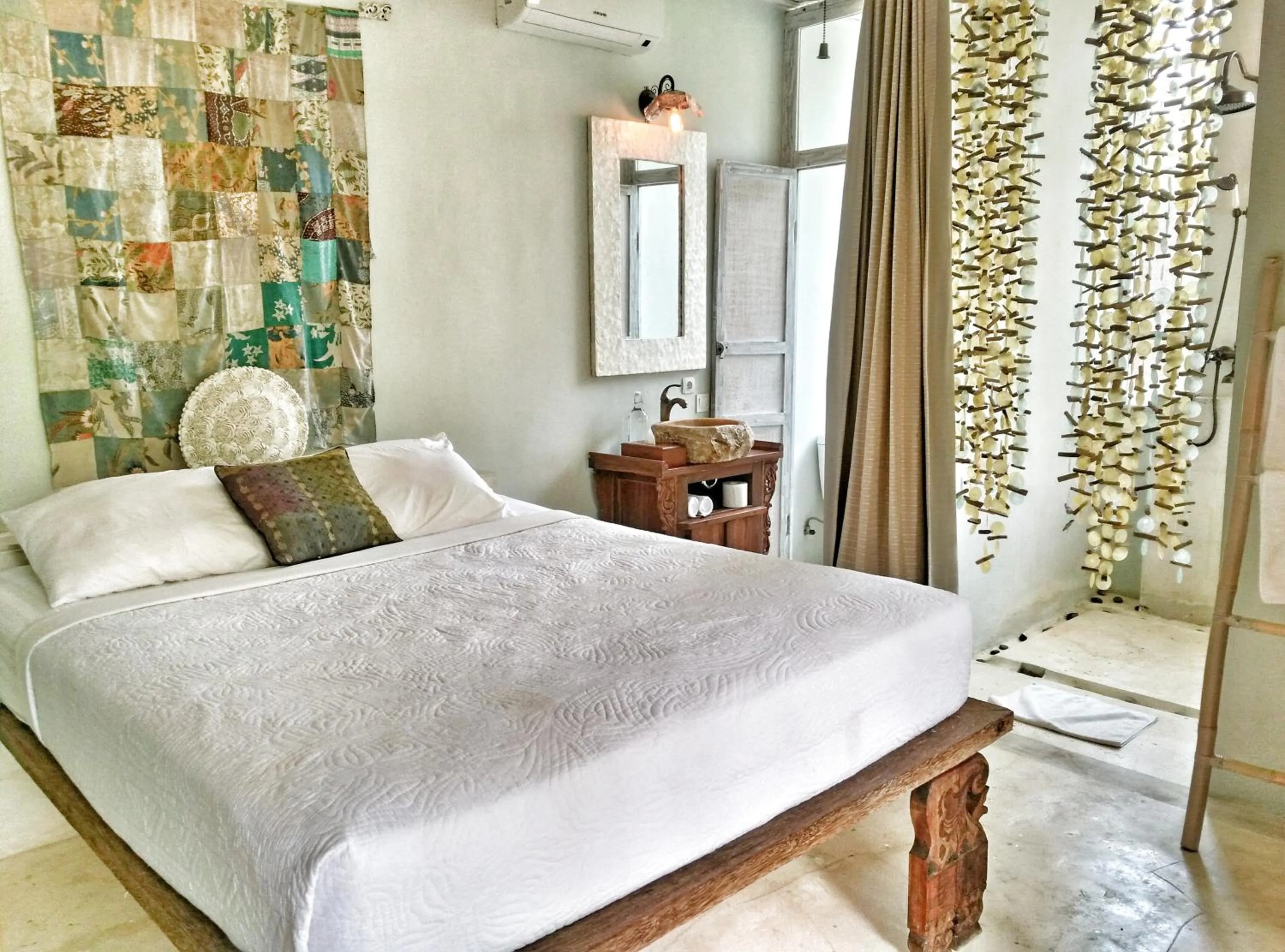 Bed in BoHo Bingin Beach Bali