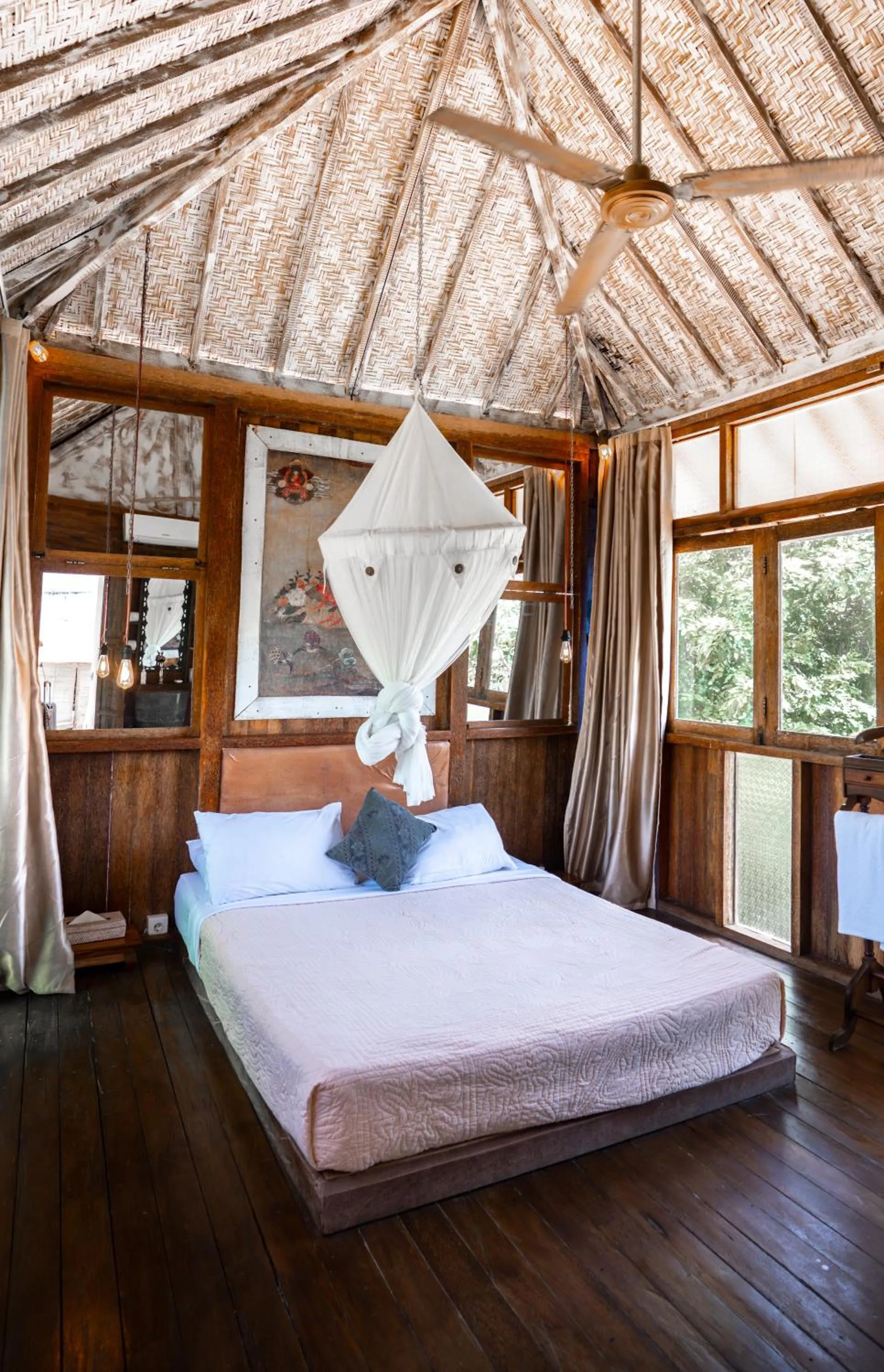 Bed in BoHo Bingin Beach Bali