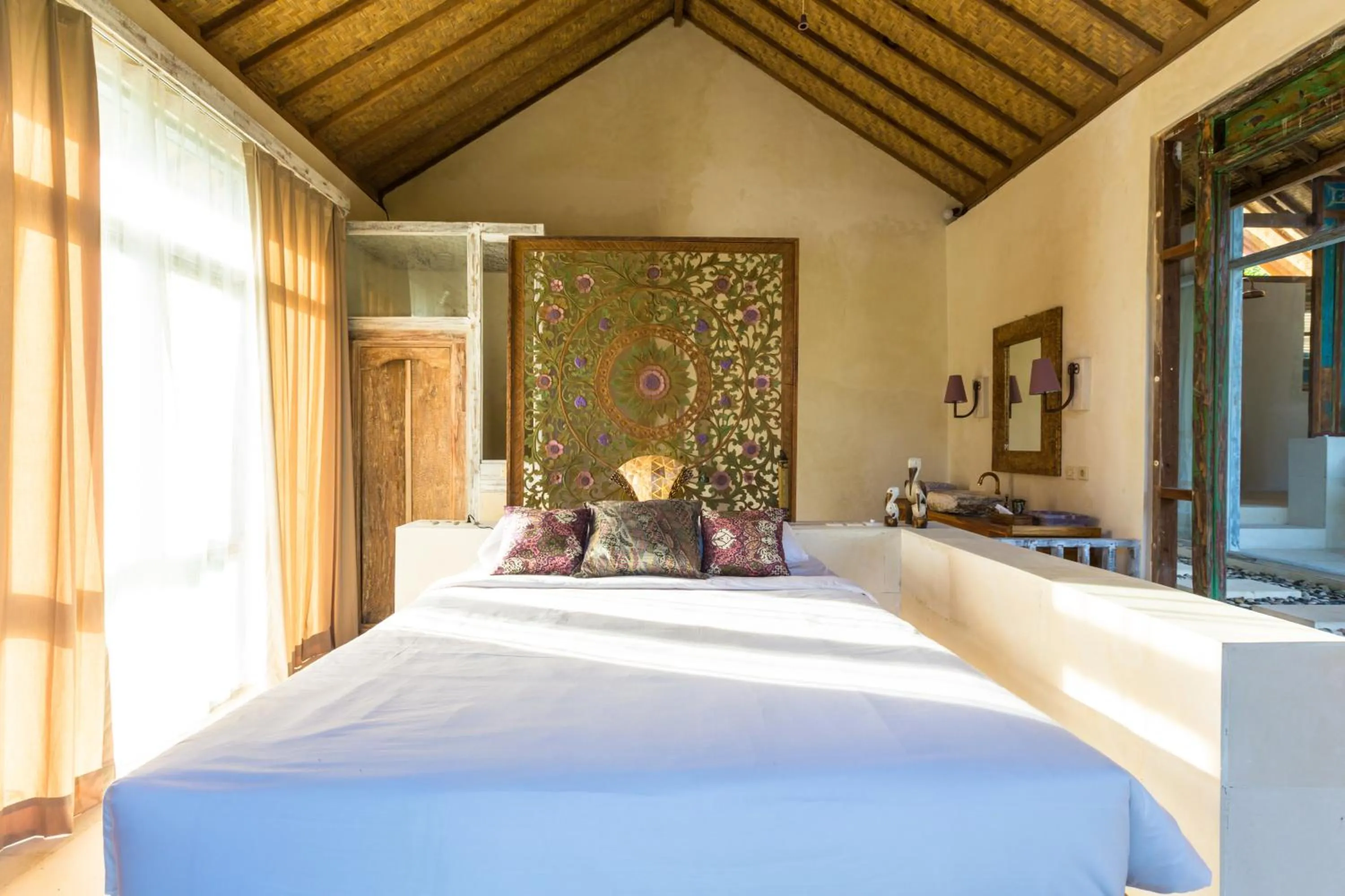 Bed in BoHo Bingin Beach Bali