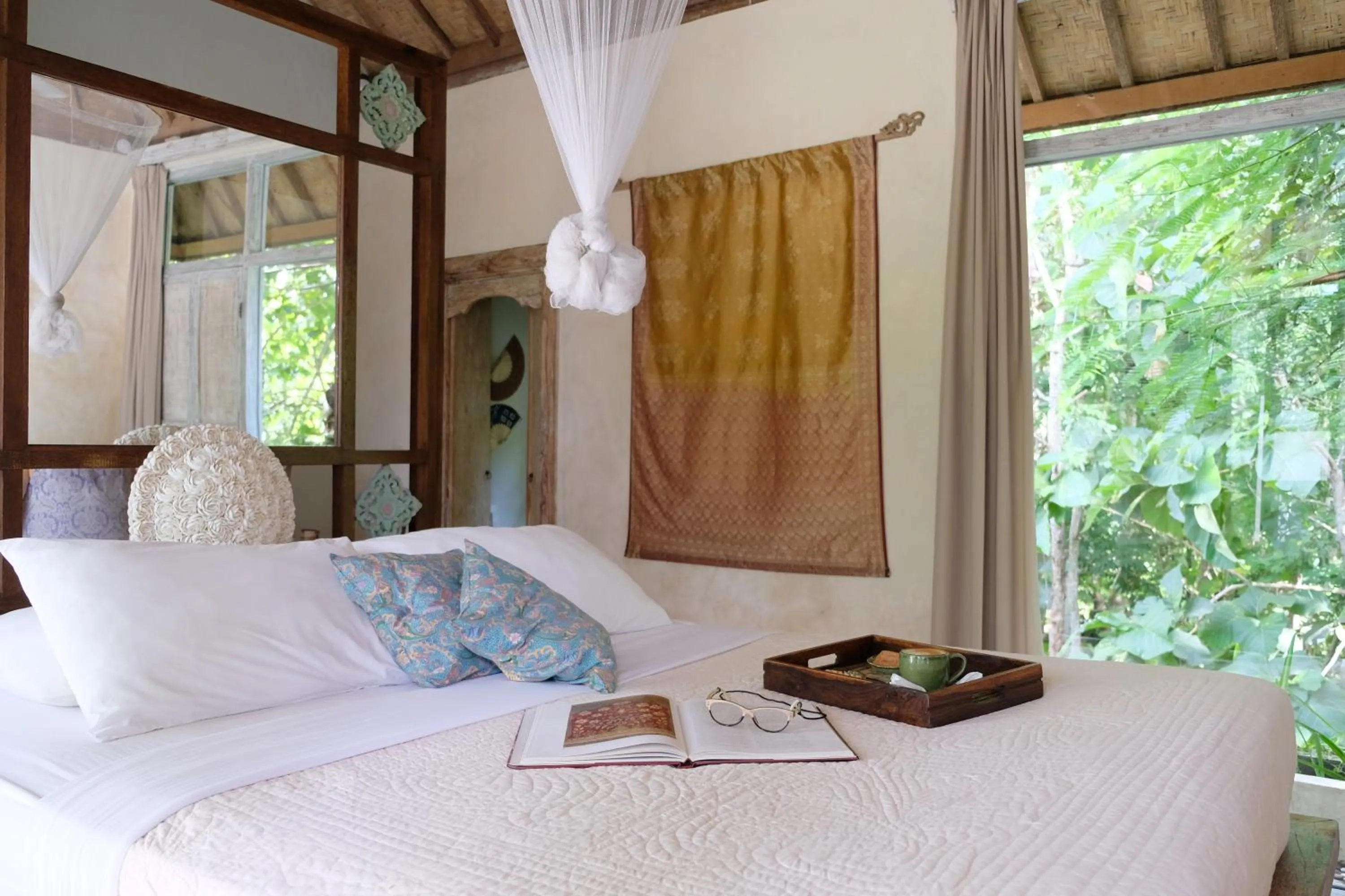 Bed in BoHo Bingin Beach Bali