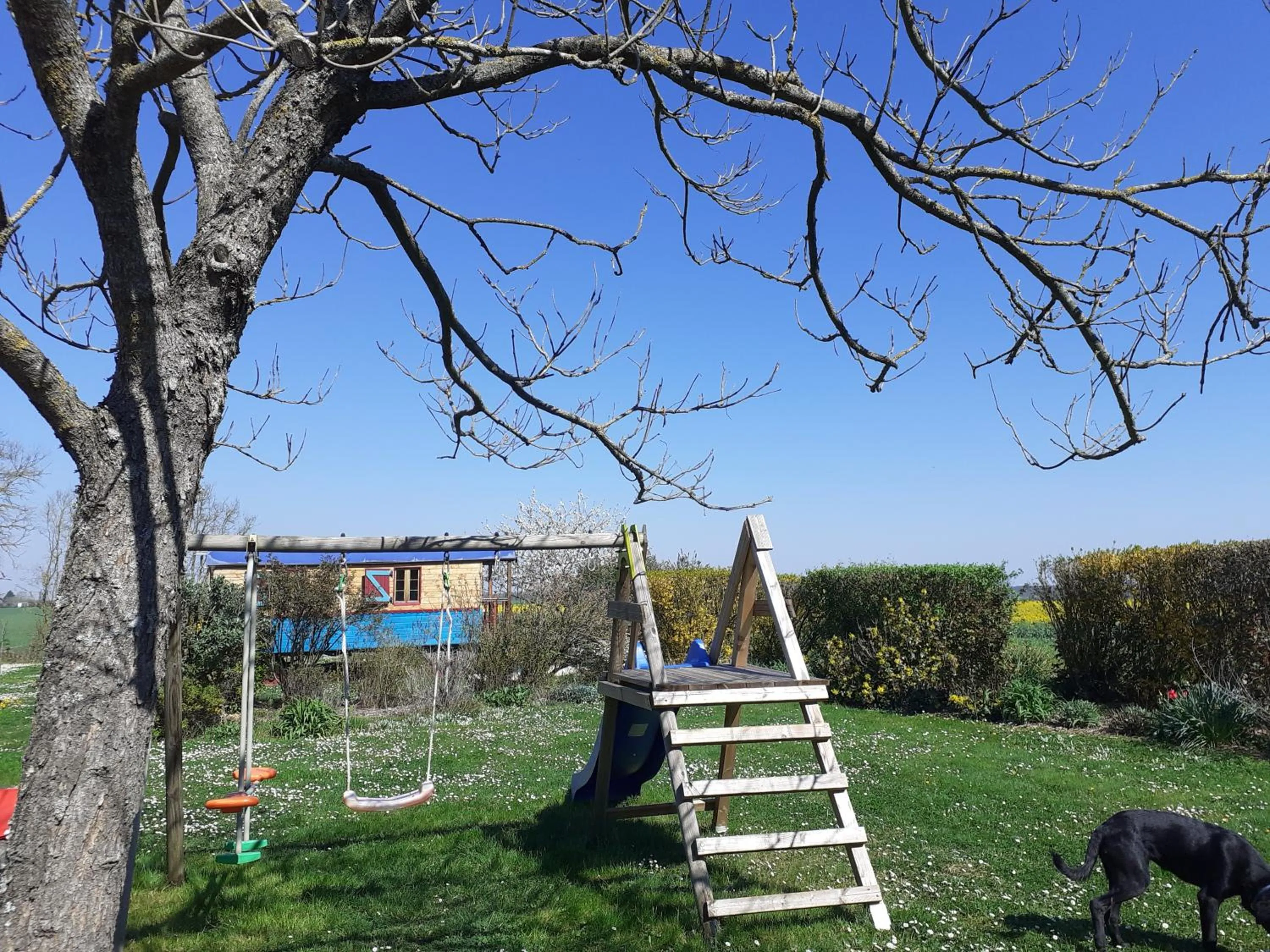 Children play ground in la grange aux hirondelles