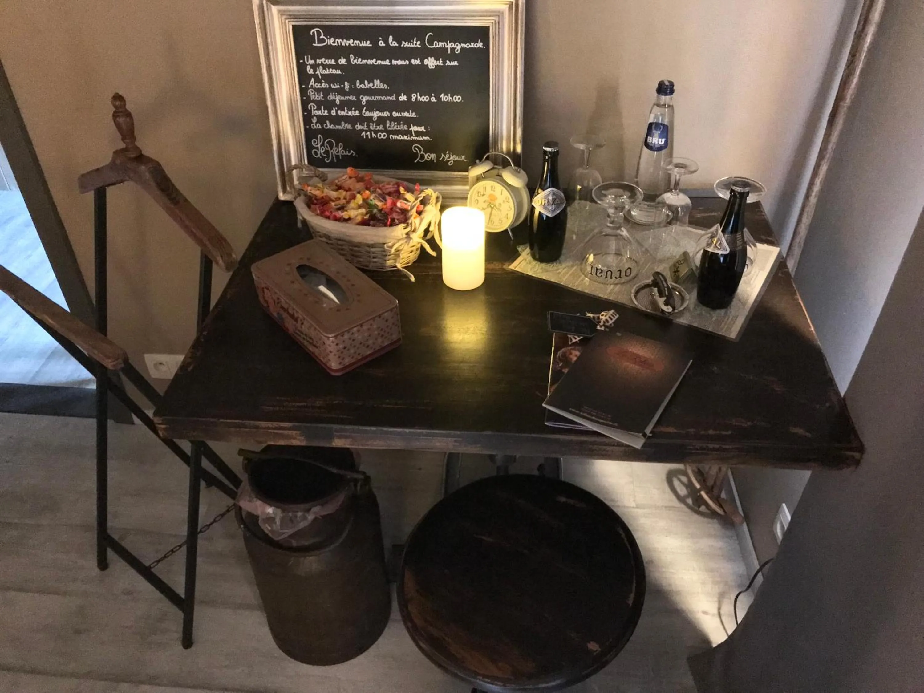 Decorative detail in Le Relais de Chassepierre