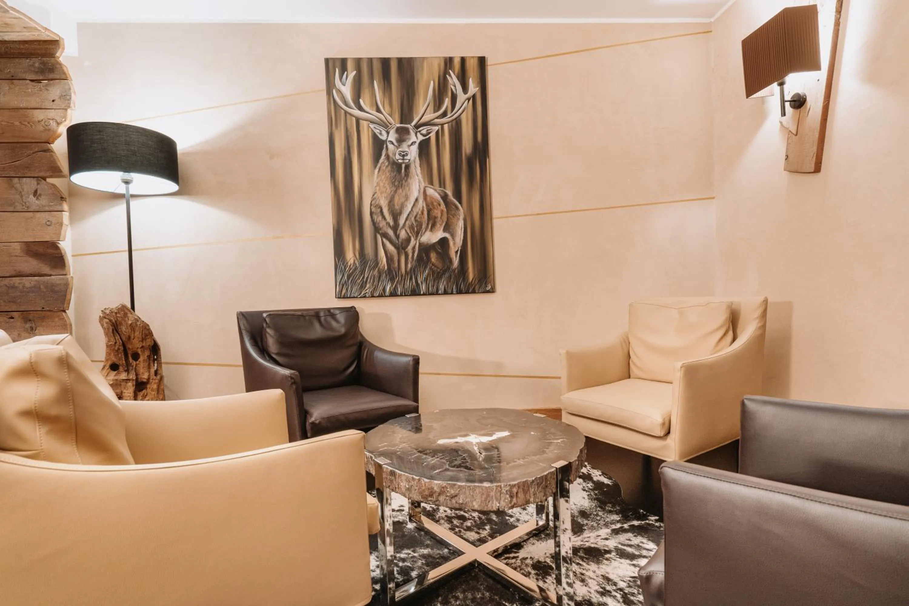 Living room in Hotel Chalet Del Brenta