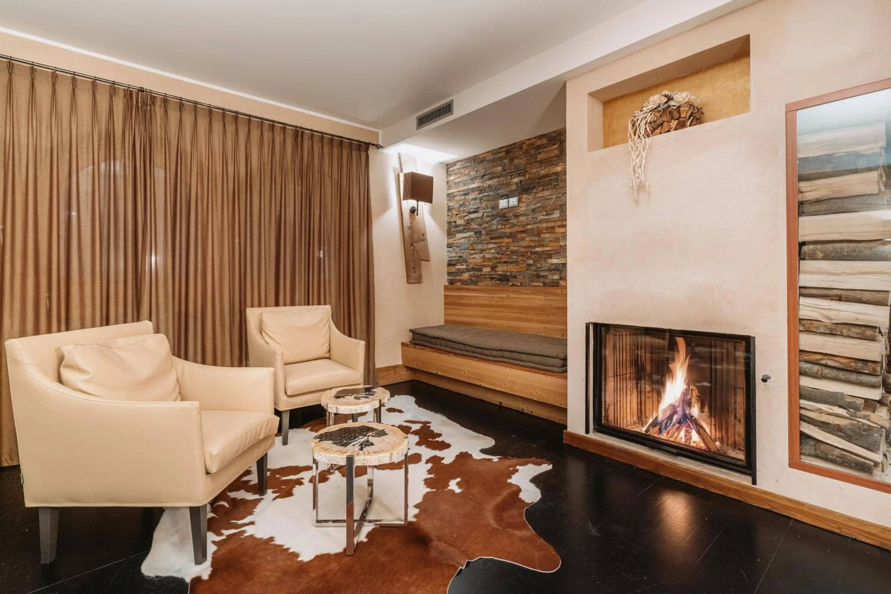 Living room in Hotel Chalet Del Brenta