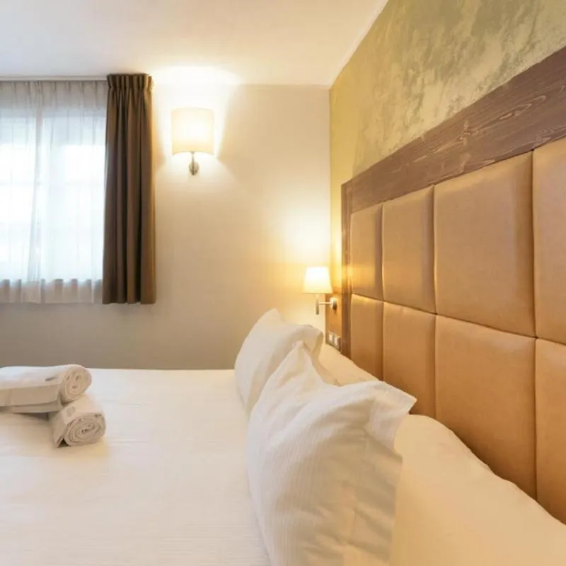 Bed in Hotel Chalet Del Brenta