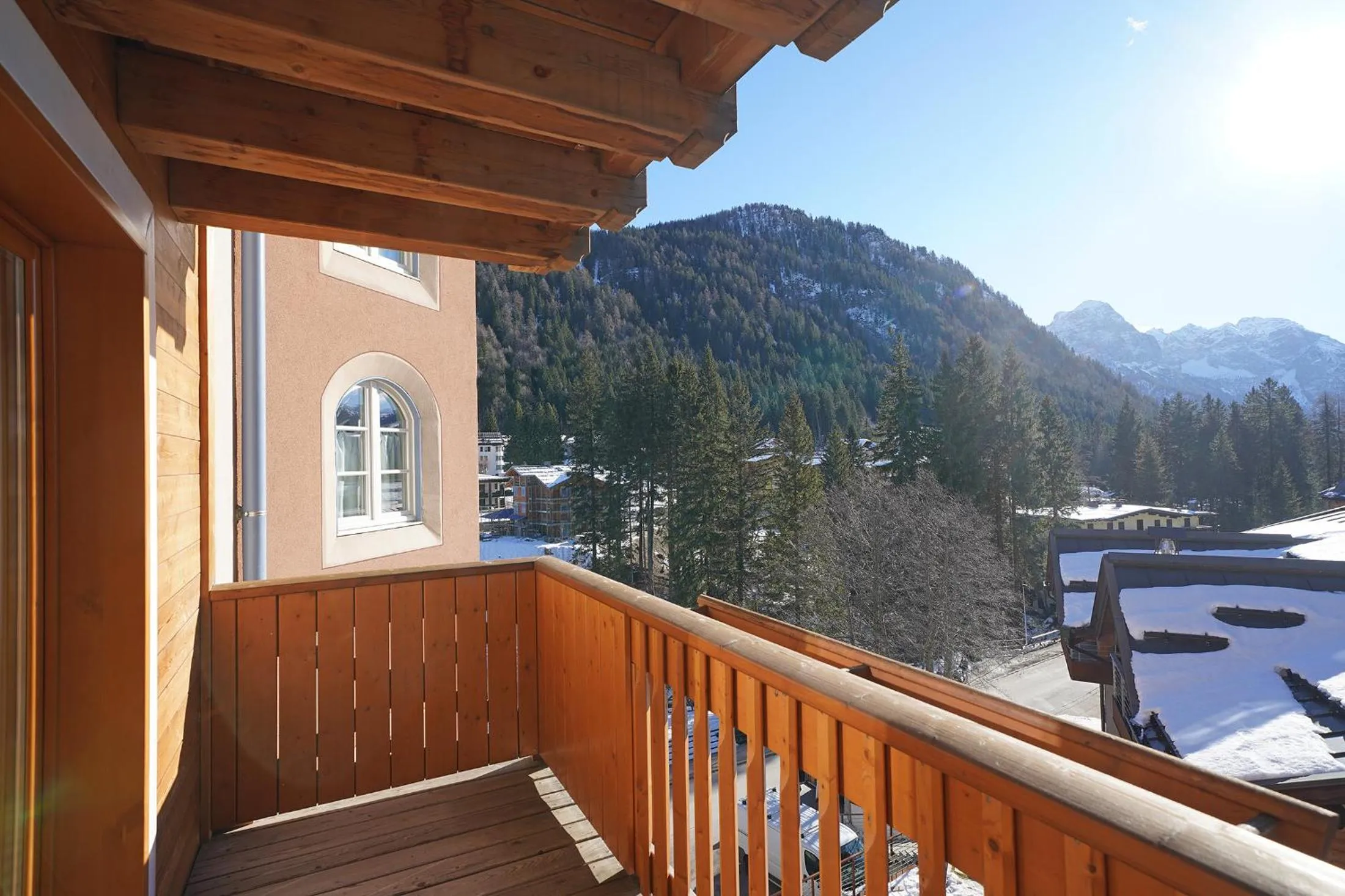 Balcony/Terrace in Hotel Chalet Del Brenta
