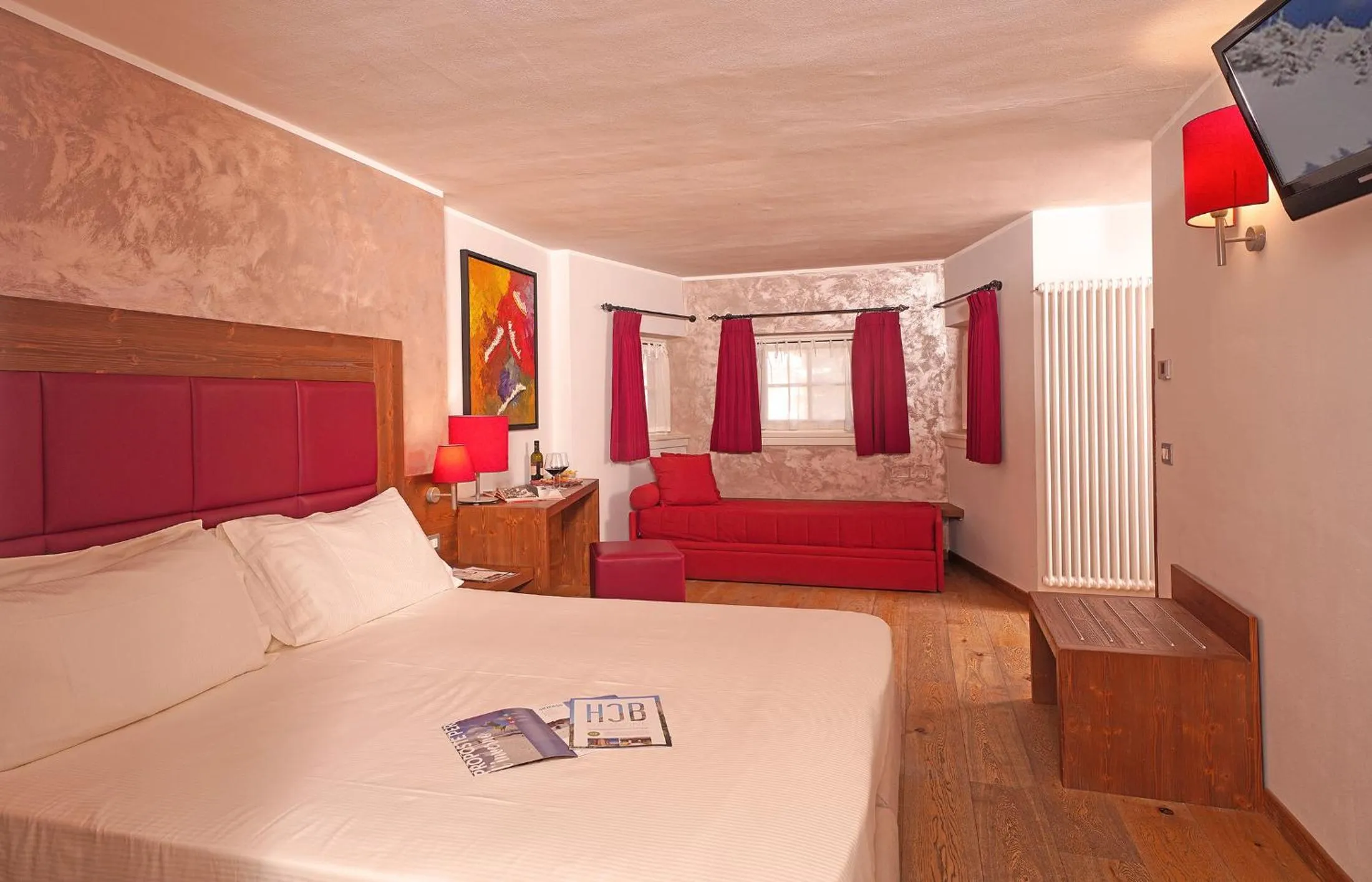 Bed in Hotel Chalet Del Brenta