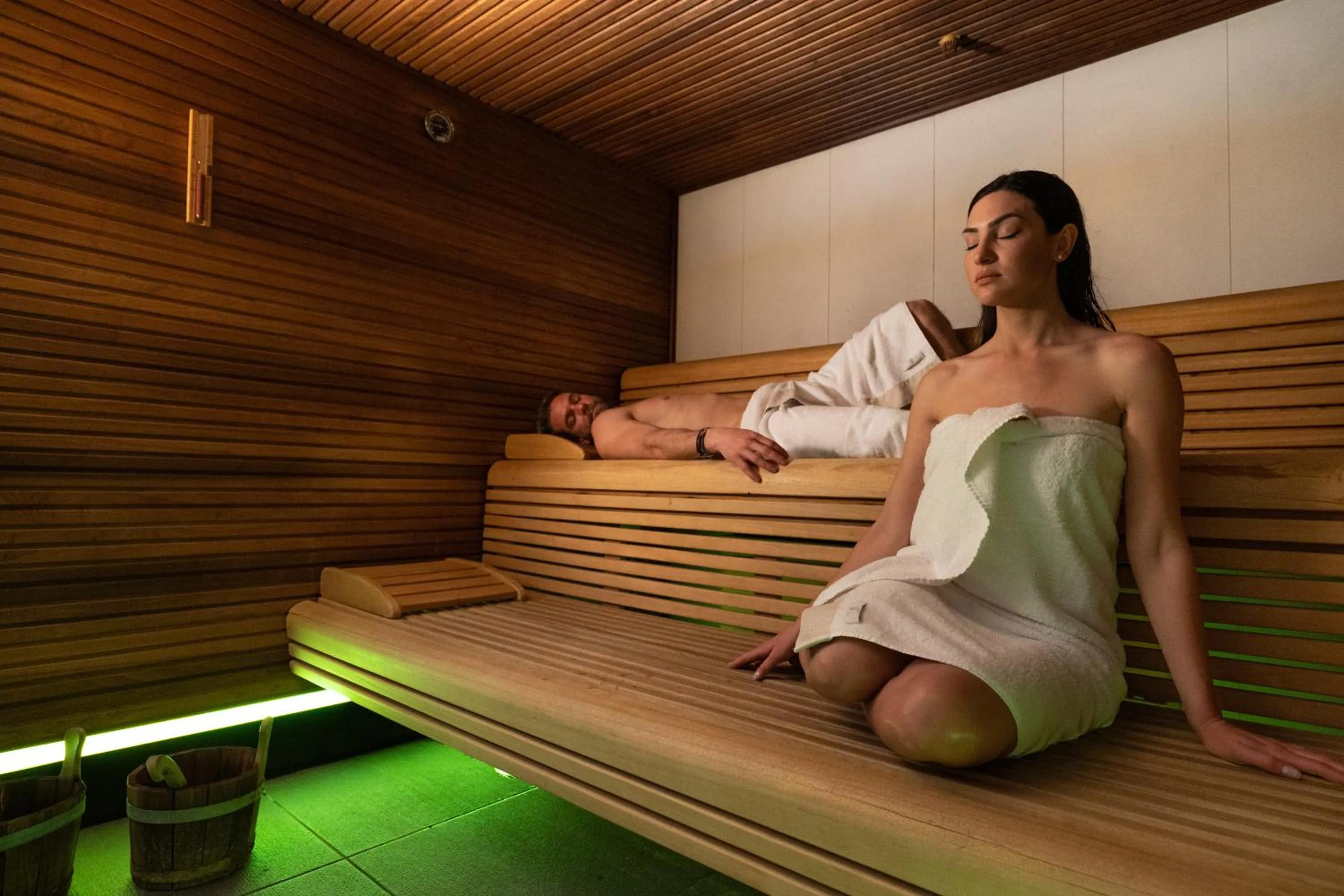 Sauna in Hotel Chalet Del Brenta