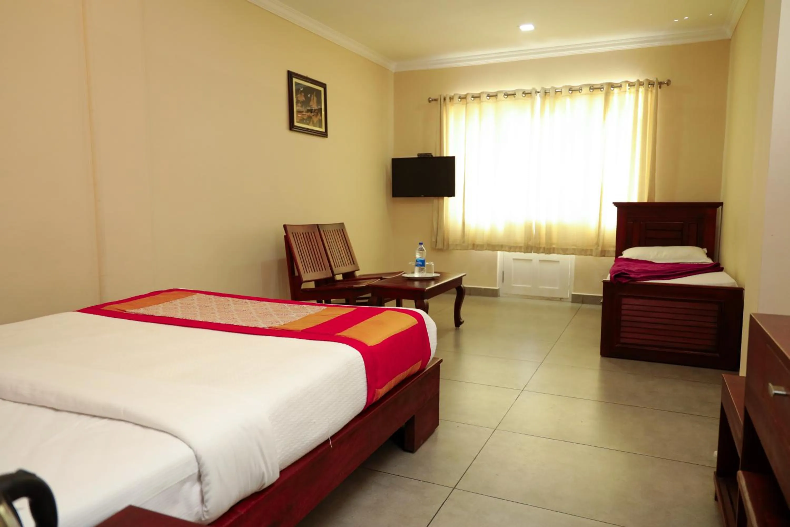 Bed in Lakezone Holiday Resort