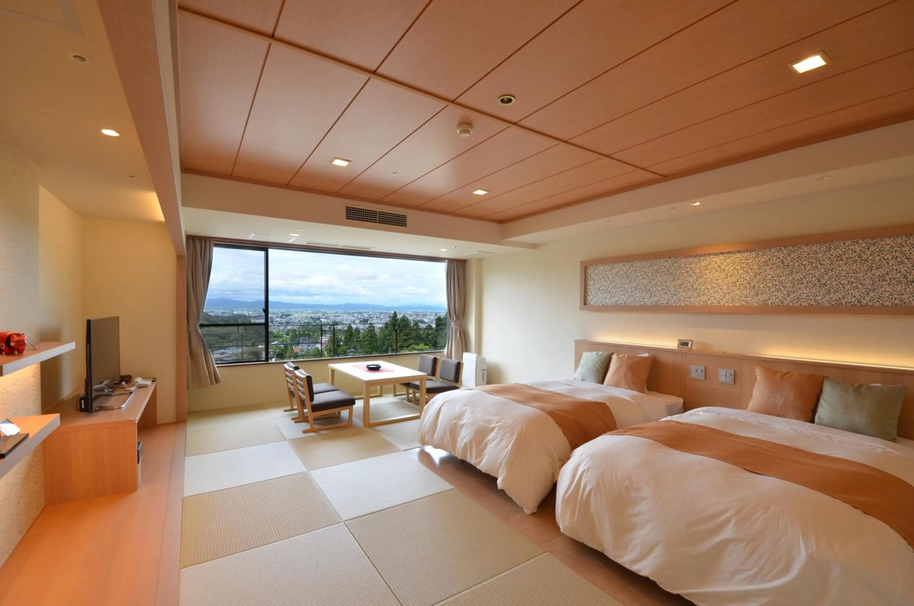 Photo of the whole room, Bed in Onyado Toho