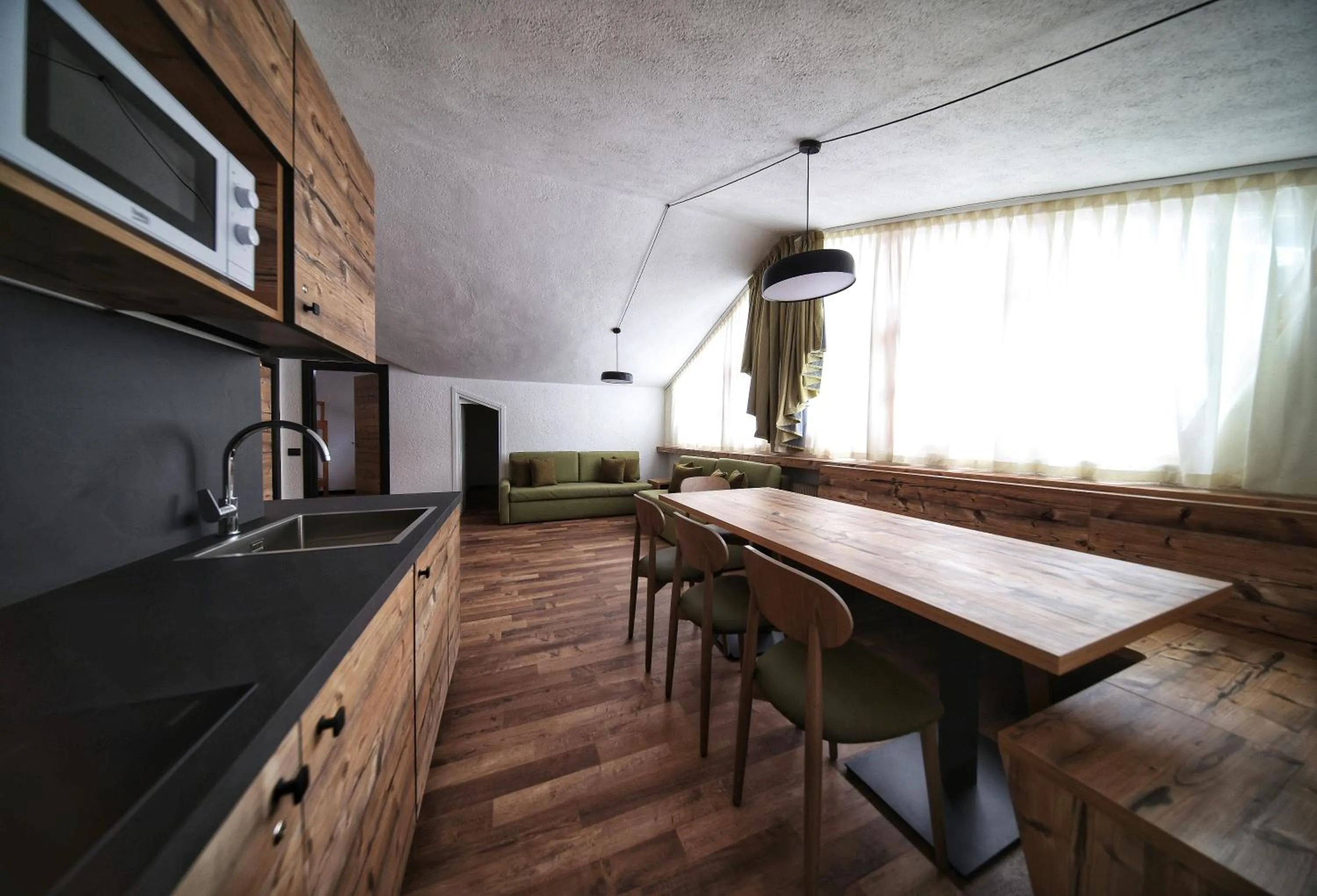 Kitchen or kitchenette in TH La Thuile - Planibel Residence