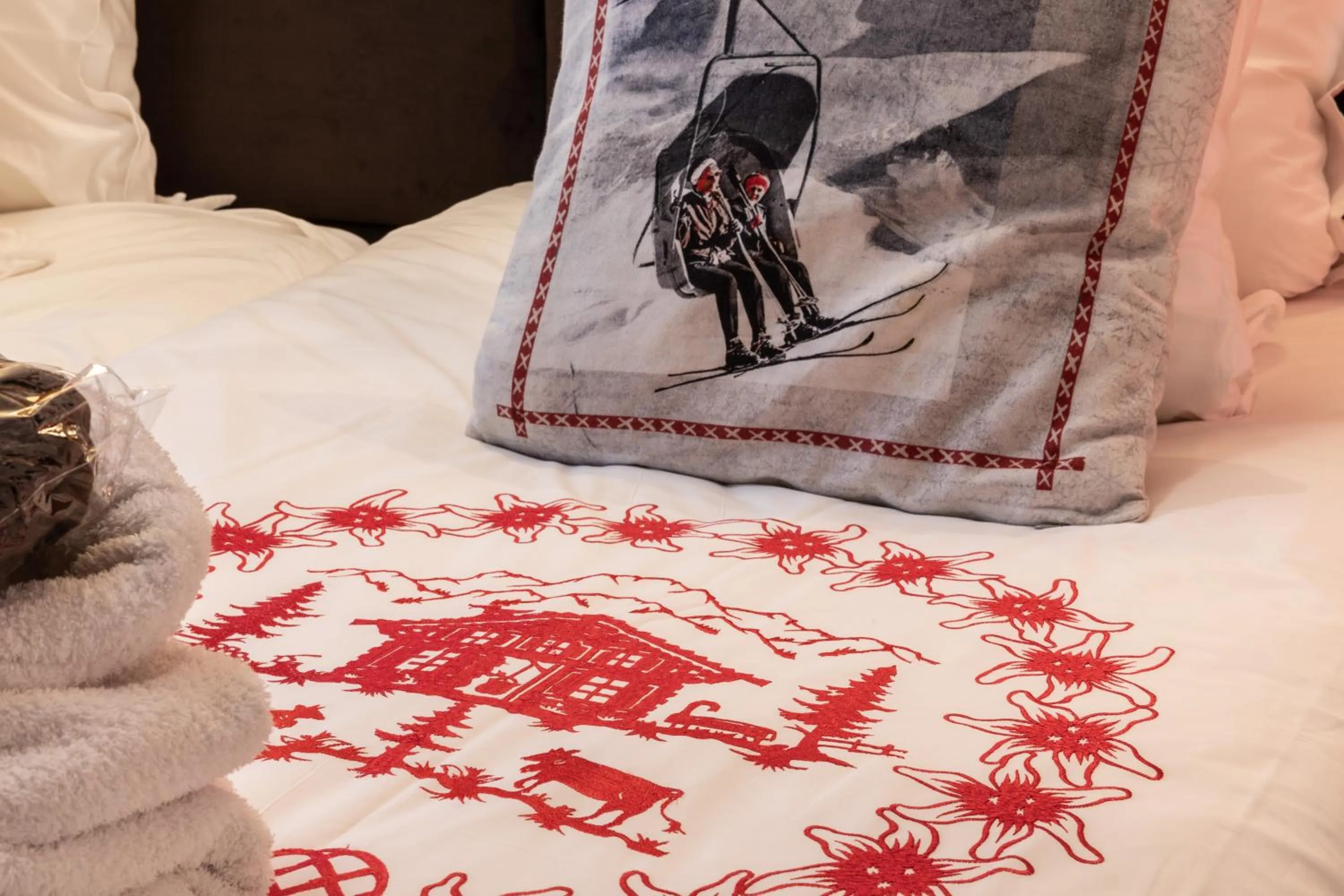 Bed in Les Monts Charvin