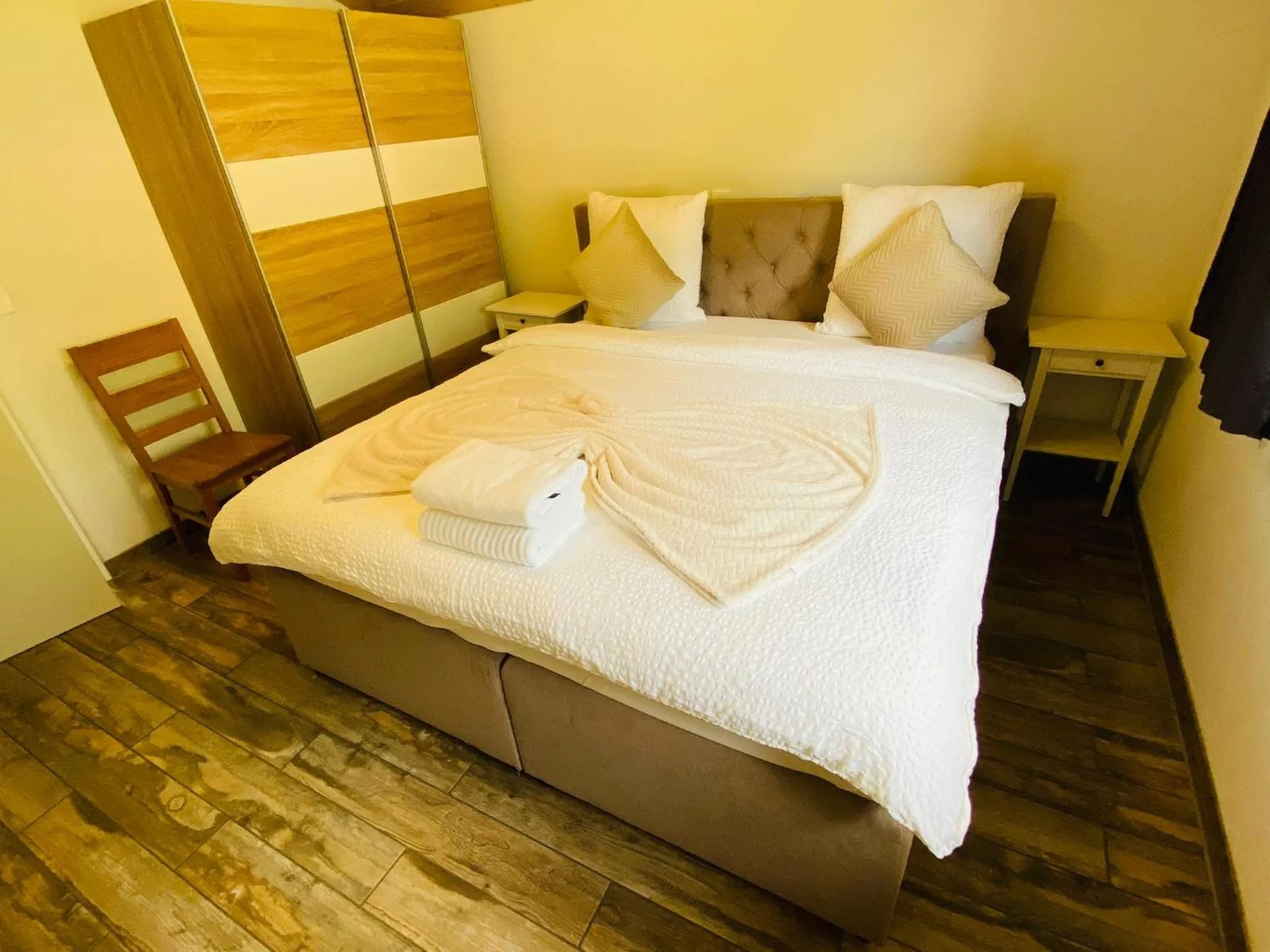 Bed in Swiss Chalet Holidays Ringgenberg