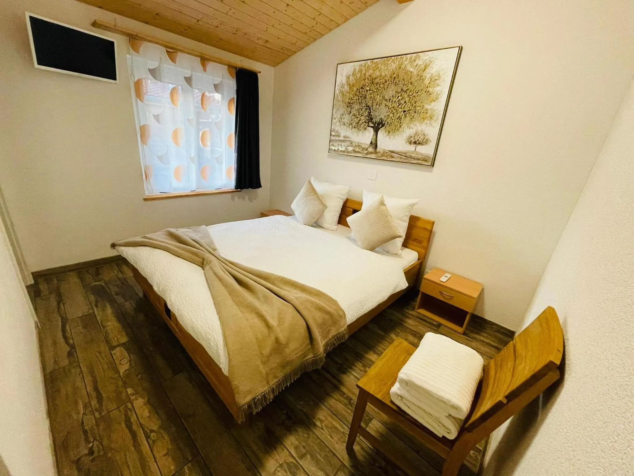 Bed in Swiss Chalet Holidays Ringgenberg