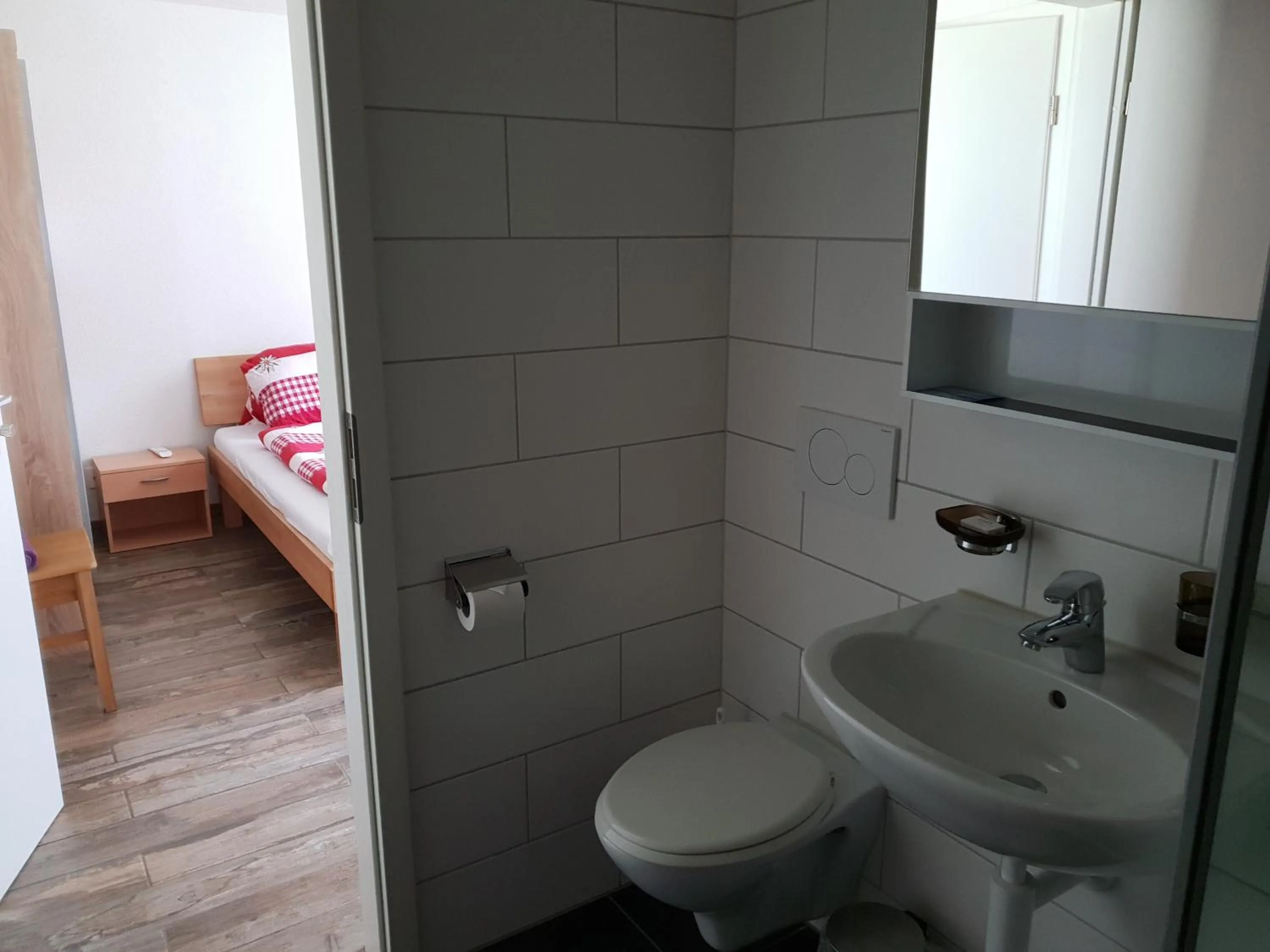 Bed in Swiss Chalet Holidays Ringgenberg