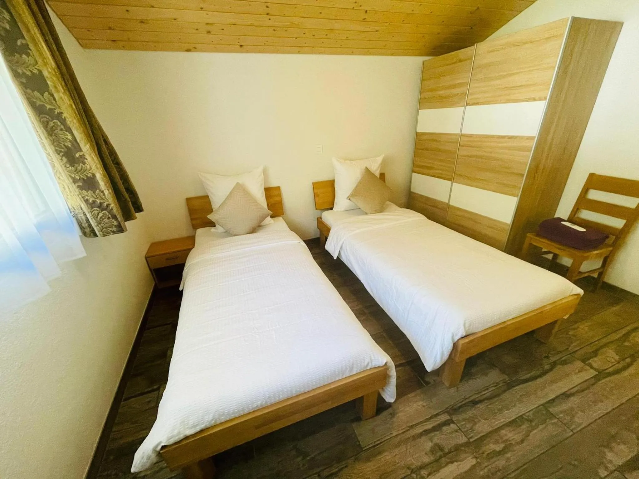 Bed in Swiss Chalet Holidays Ringgenberg