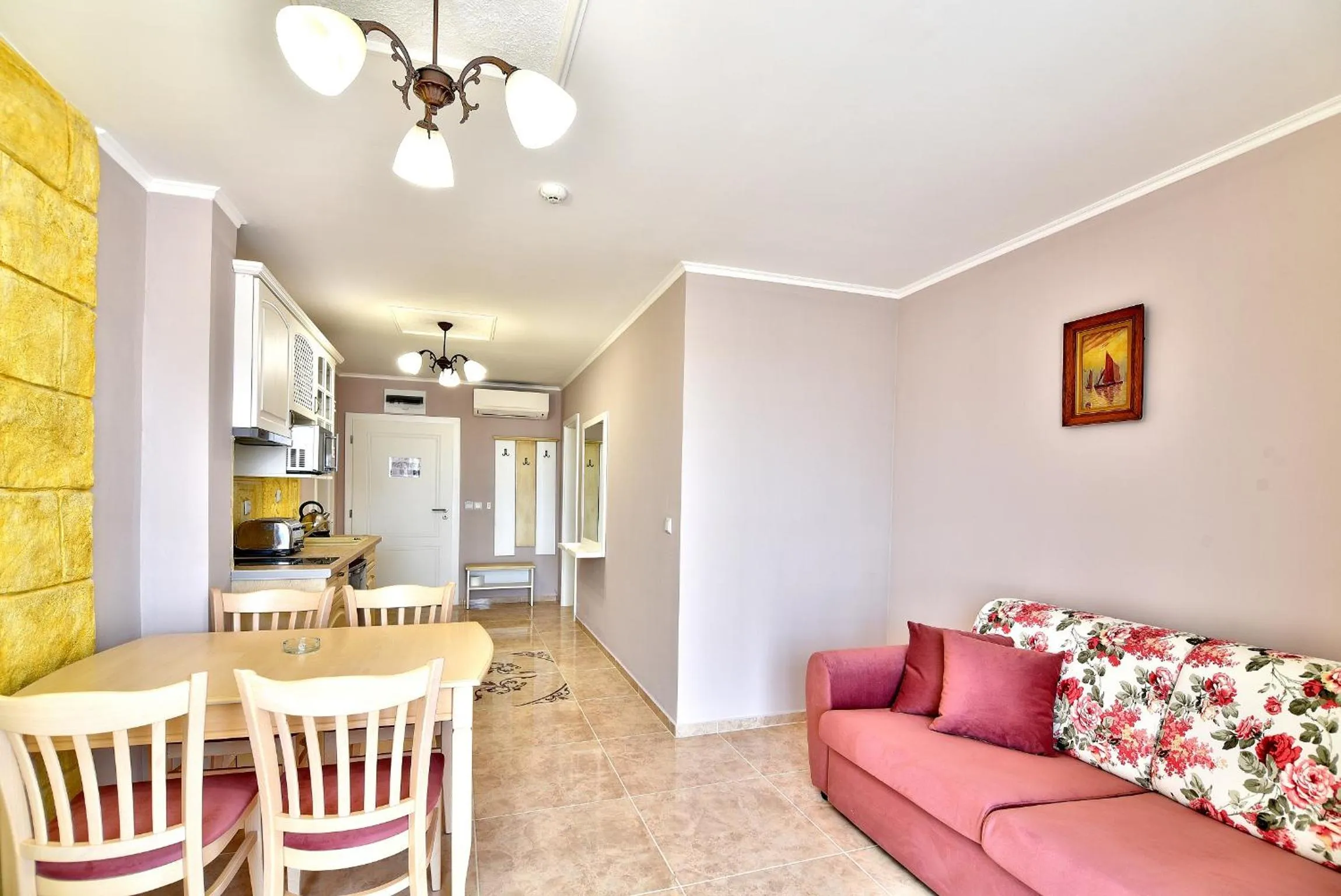 Kitchen or kitchenette in Sirena Palace Family Hotel