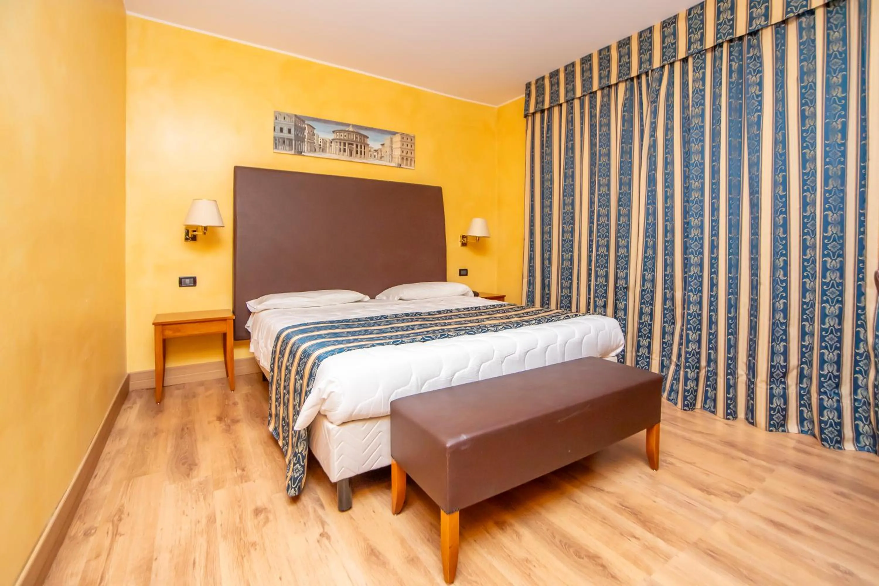 Bed in Hotel Riz B.B