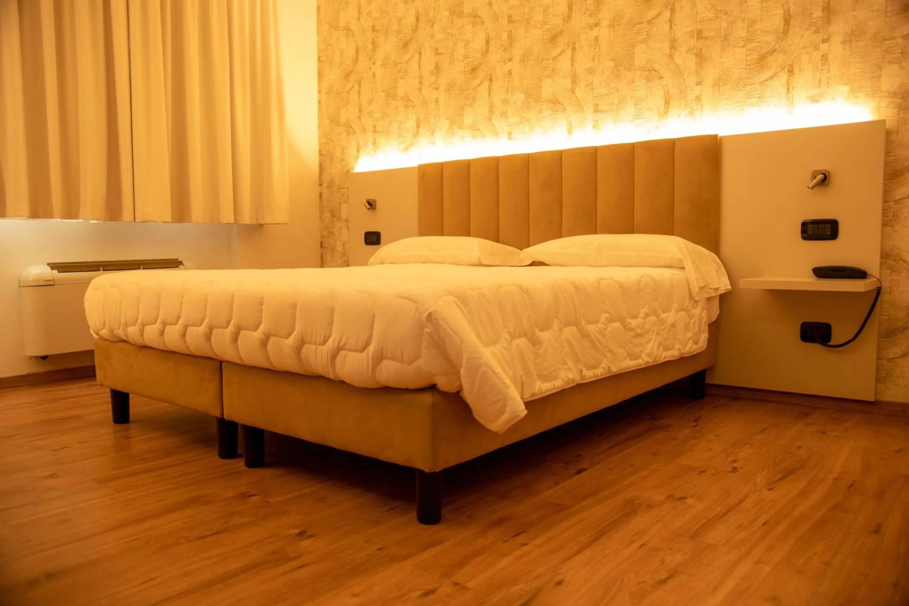 Bed in Hotel Riz B.B