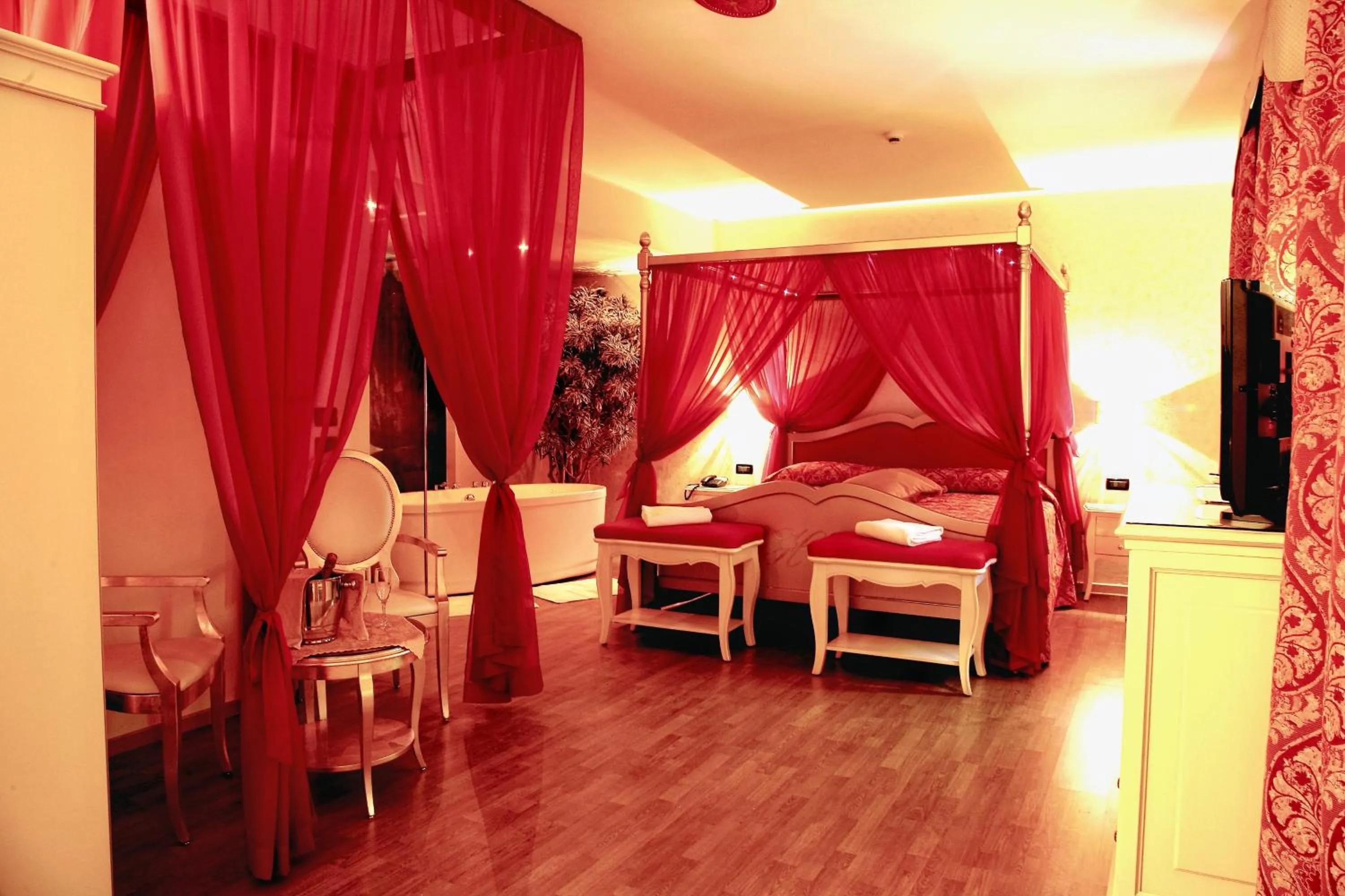 Bed in Hotel Riz B.B