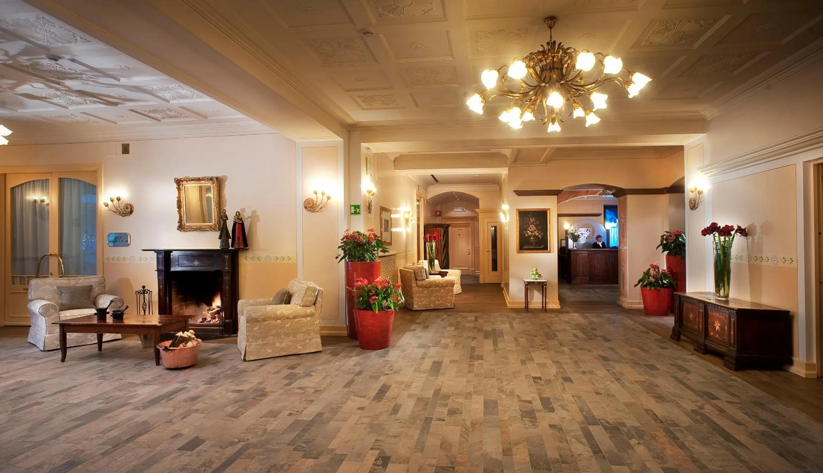 Lobby or reception in TH Madonna di Campiglio | Golf Hotel