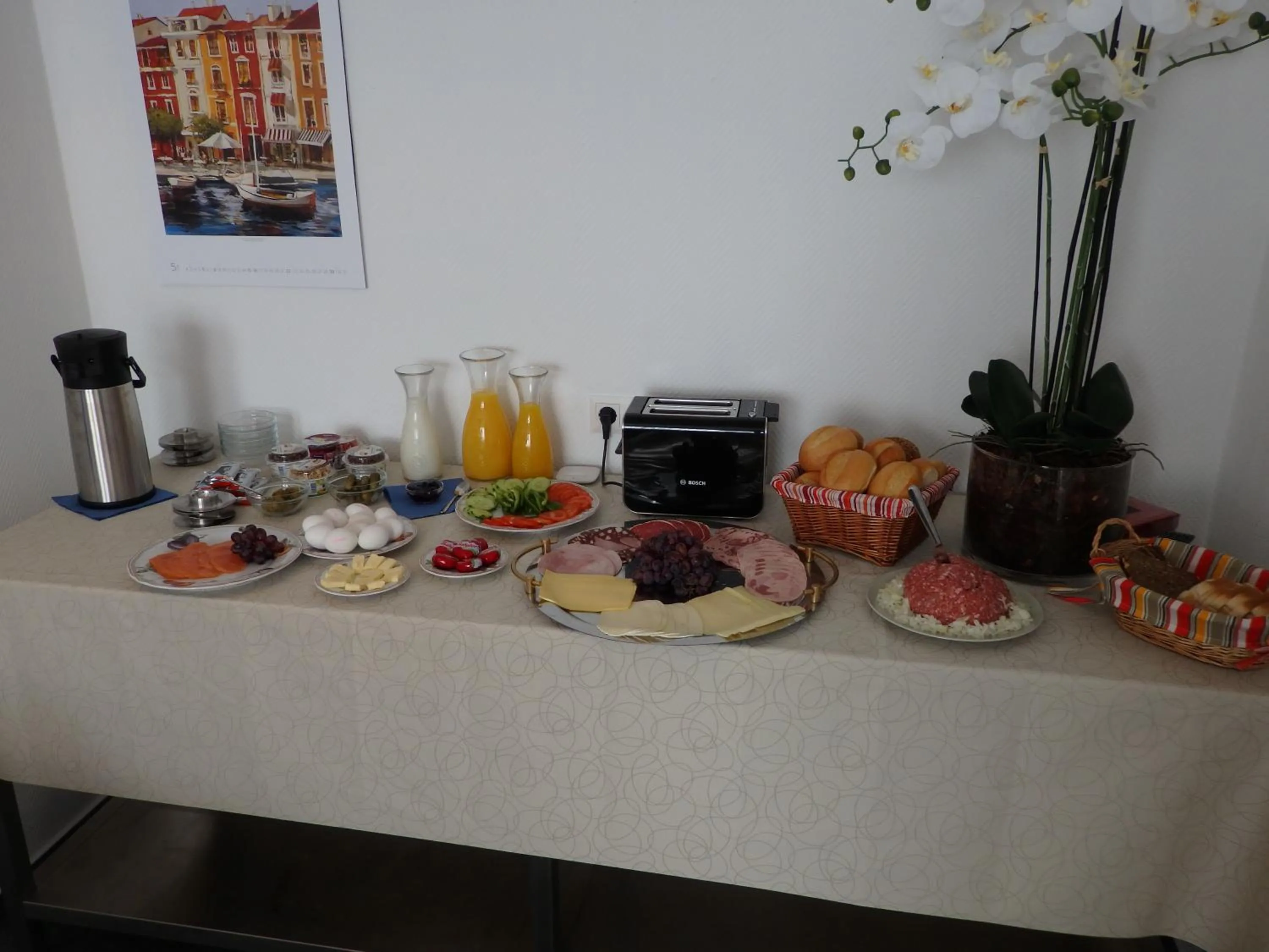 American breakfast in Zur Saale