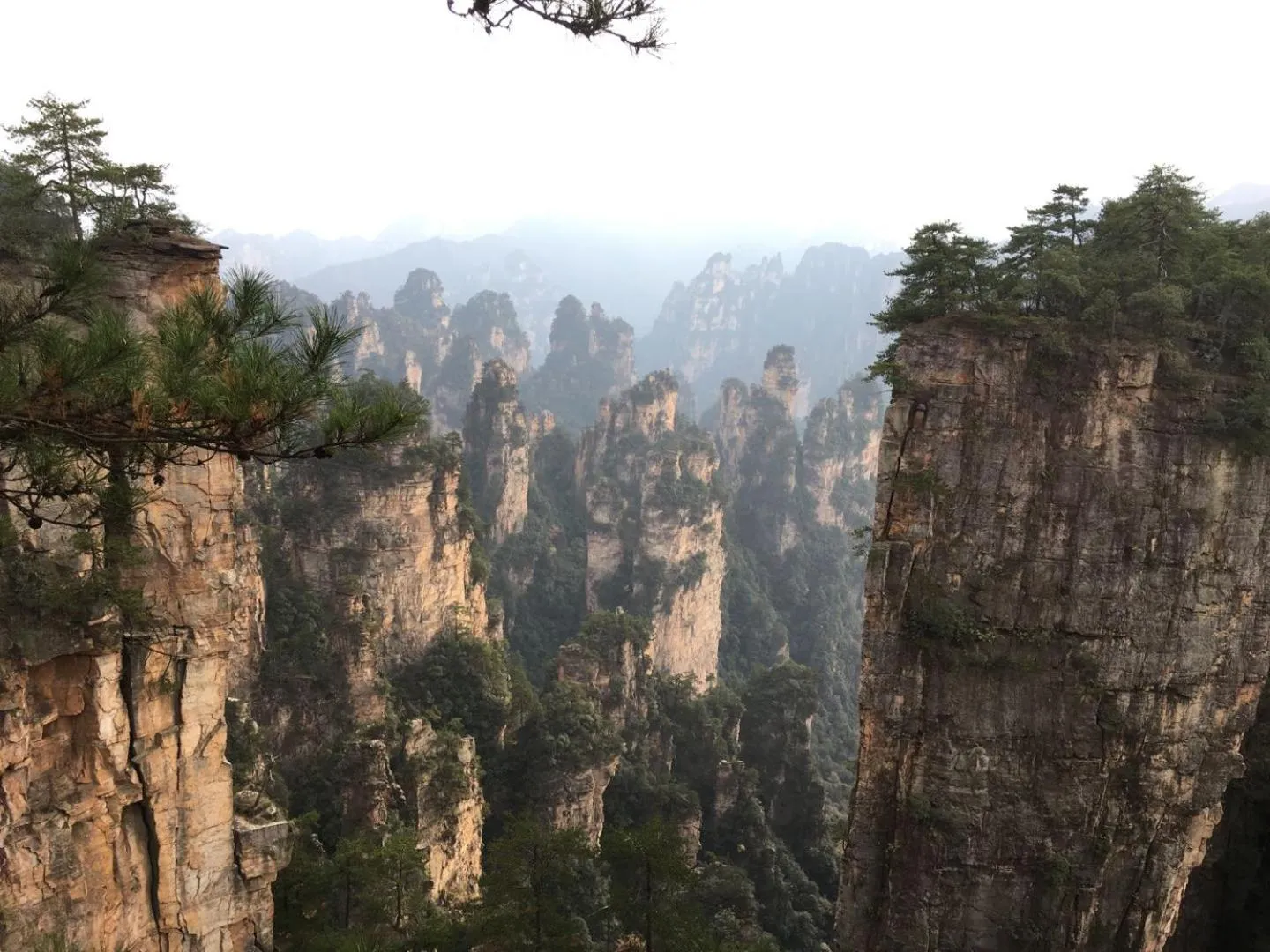 Natural landscape in Zhangjiajie Nanfang Yinan Hotel
