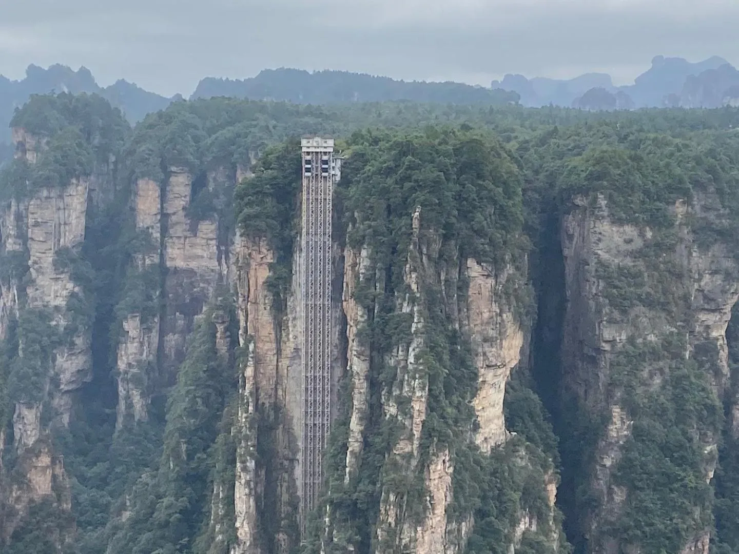 Natural landscape in Zhangjiajie Nanfang Yinan Hotel