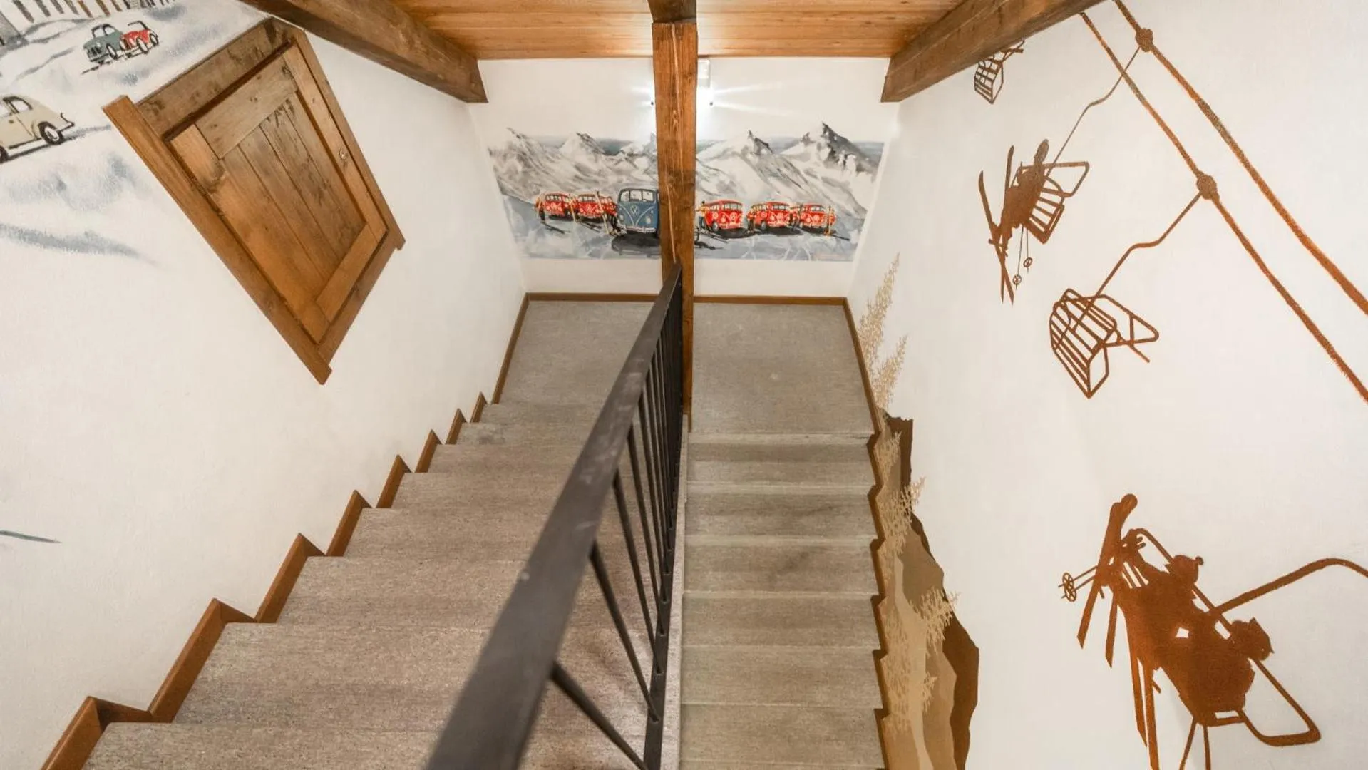 Decorative detail in Chalet Della Guida