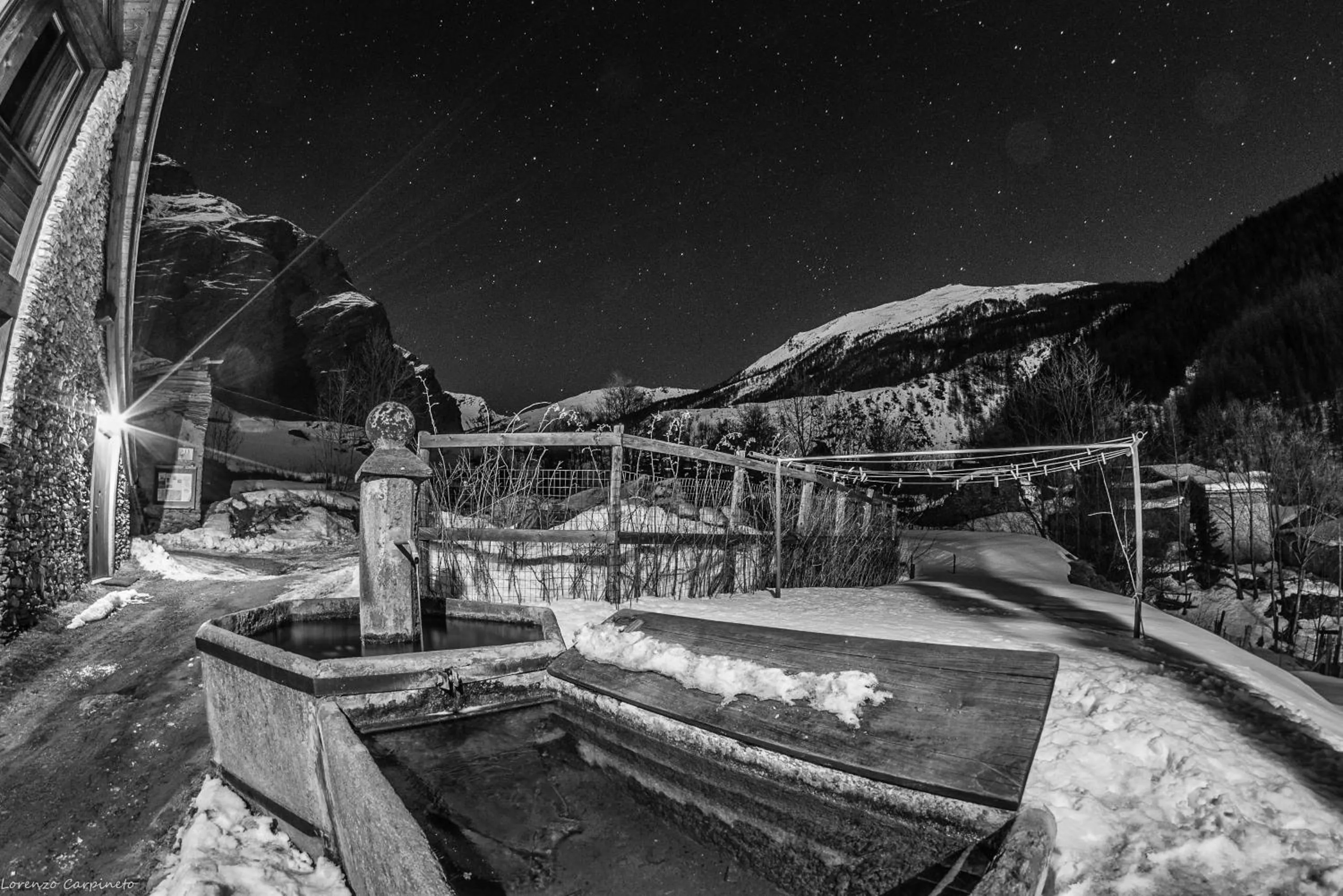 Natural landscape in Chalet Della Guida