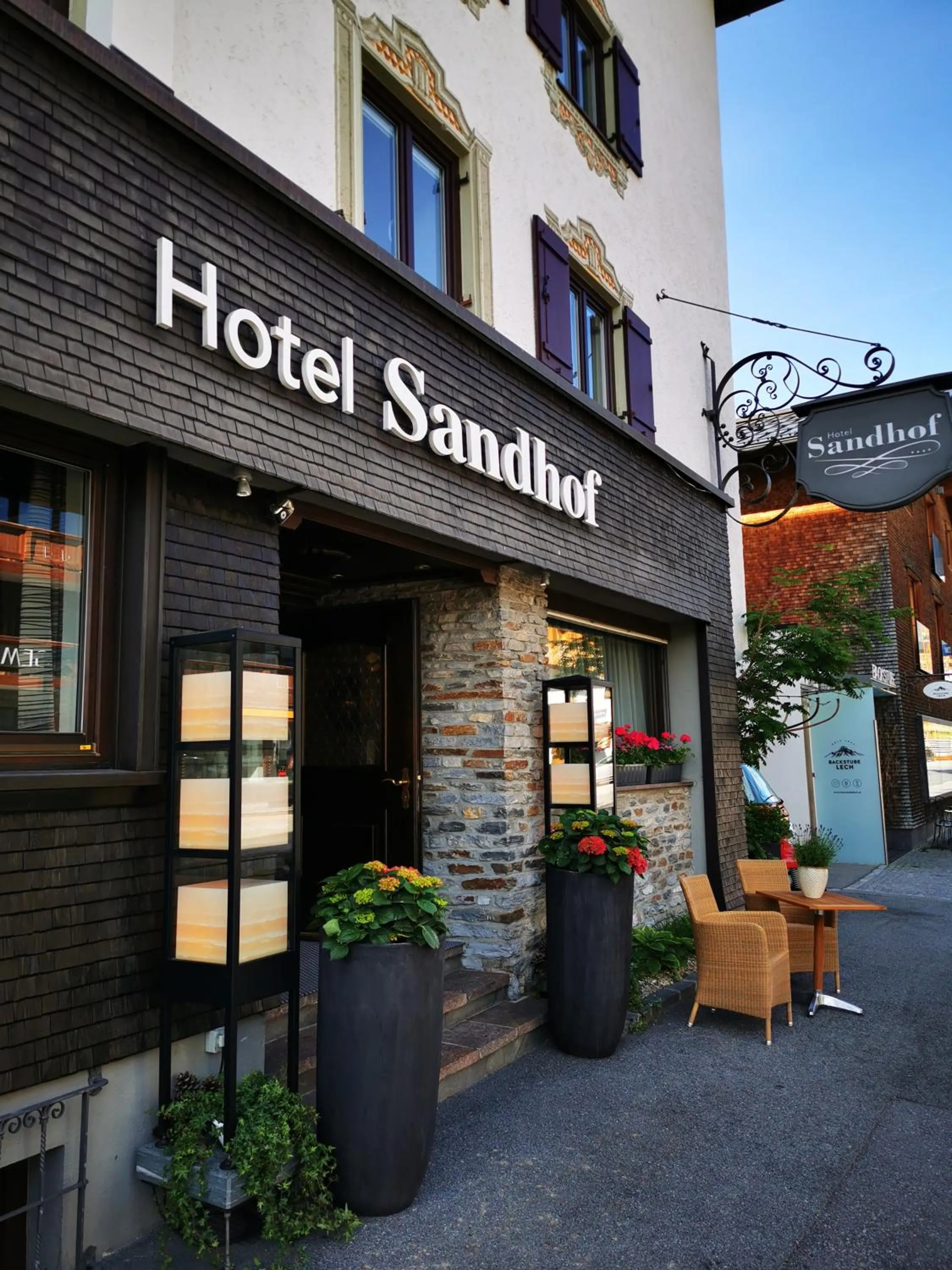 Facade/entrance in Hotel Sandhof