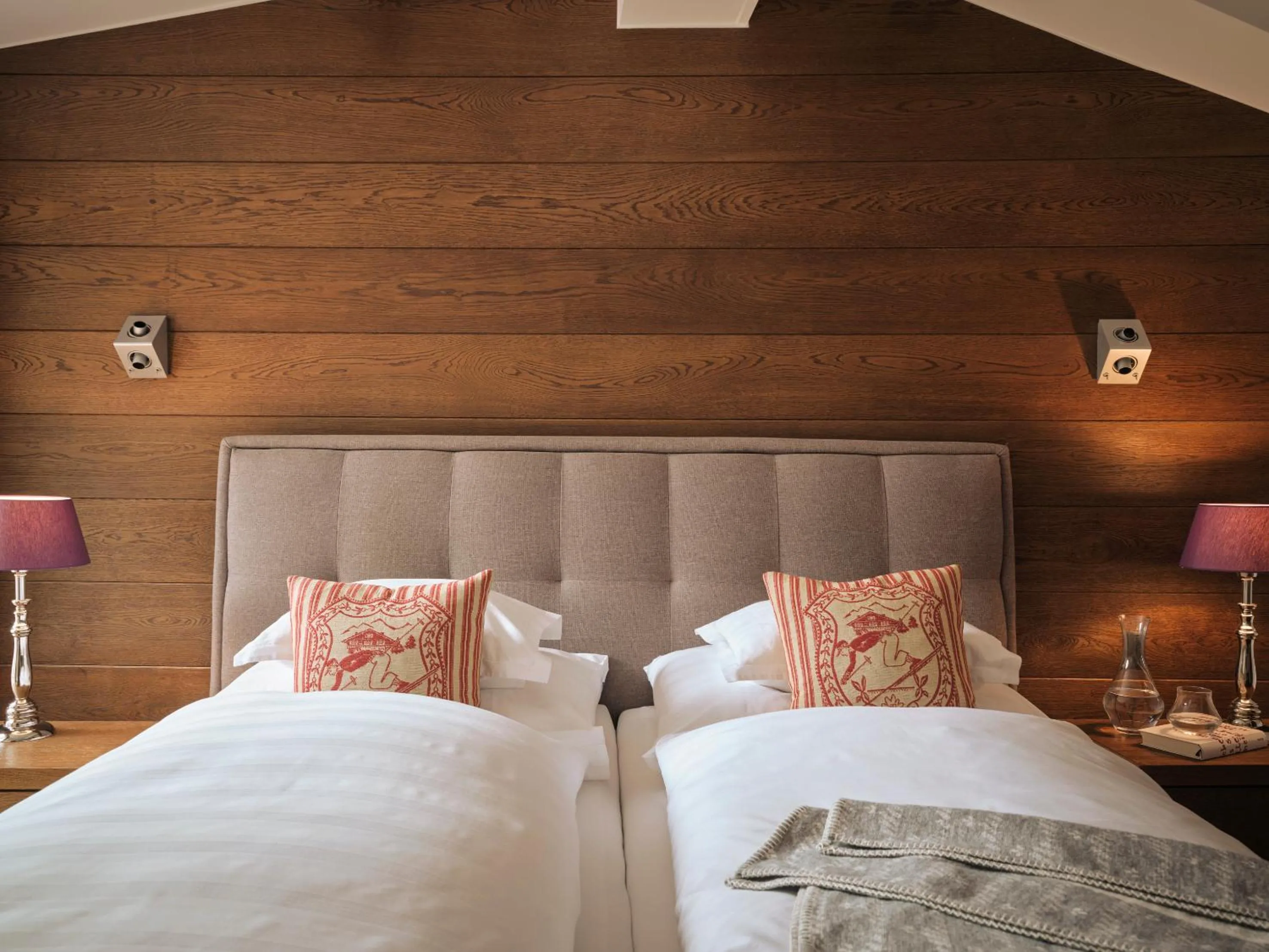 Bed in Hotel Sandhof