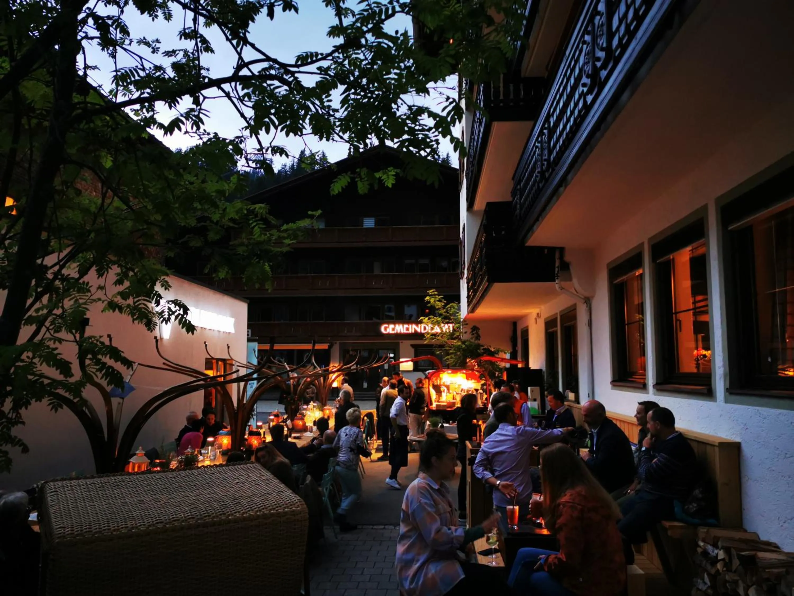 Patio in Hotel Sandhof