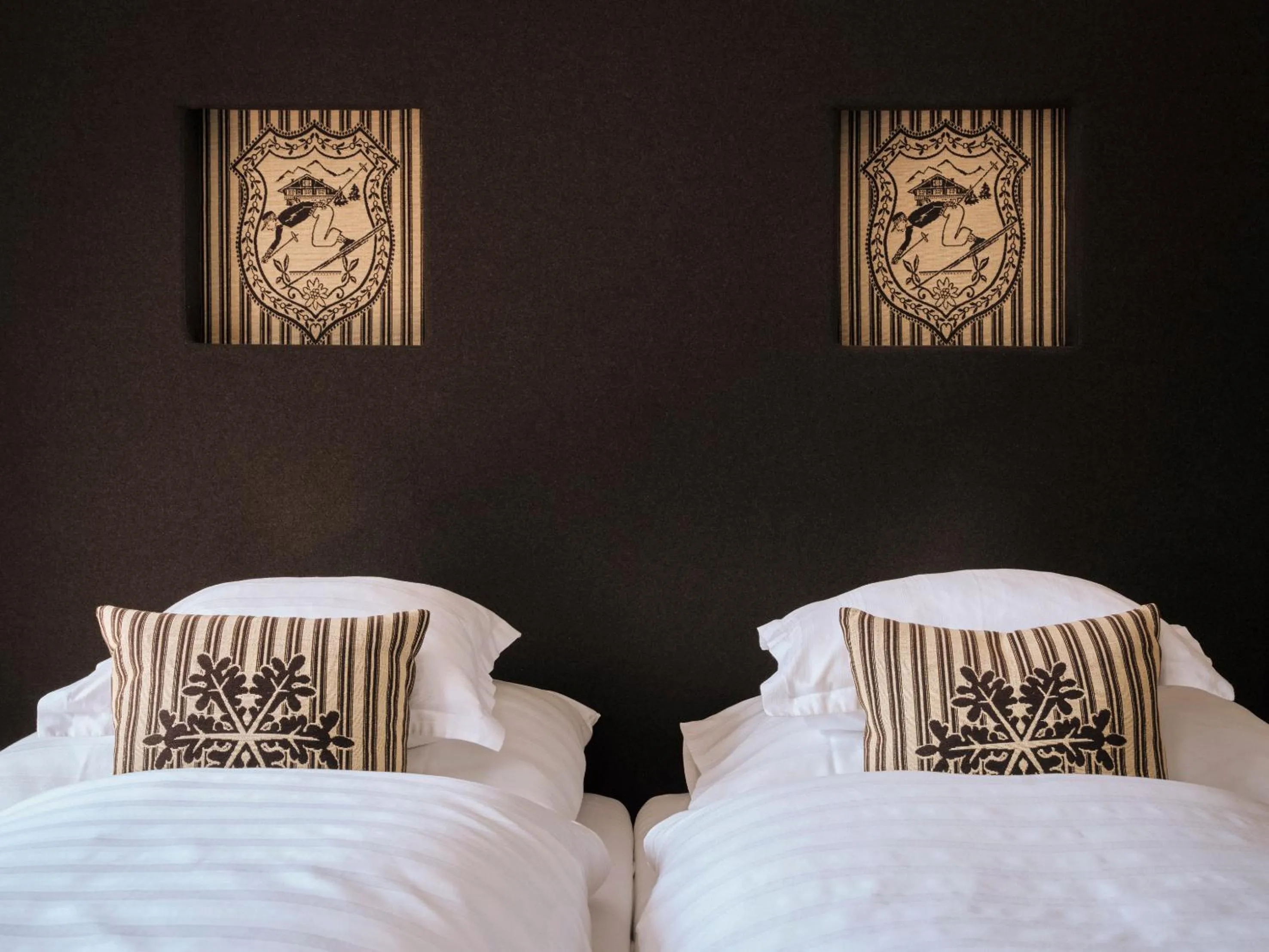 Bed in Hotel Sandhof