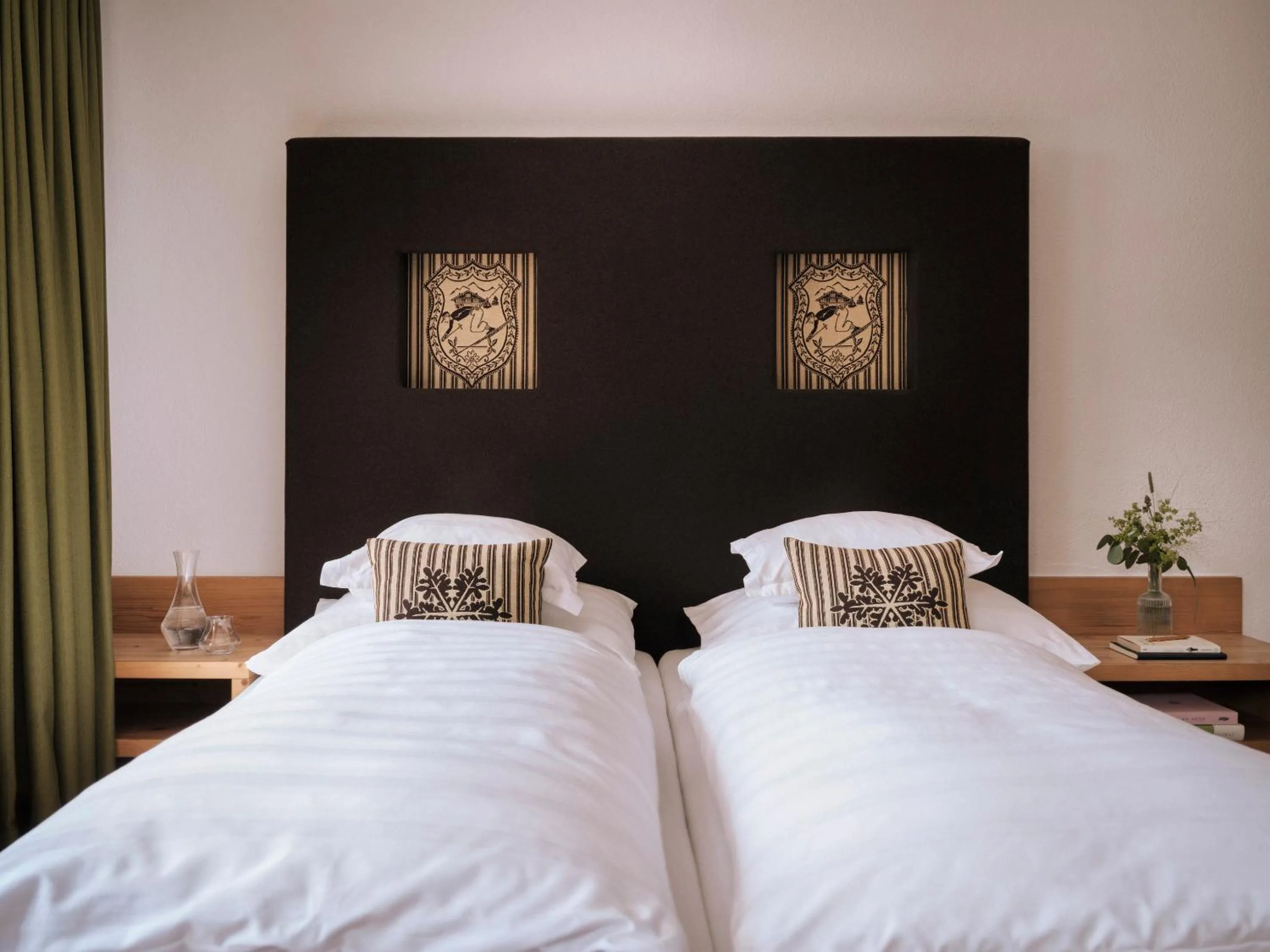 Bed in Hotel Sandhof