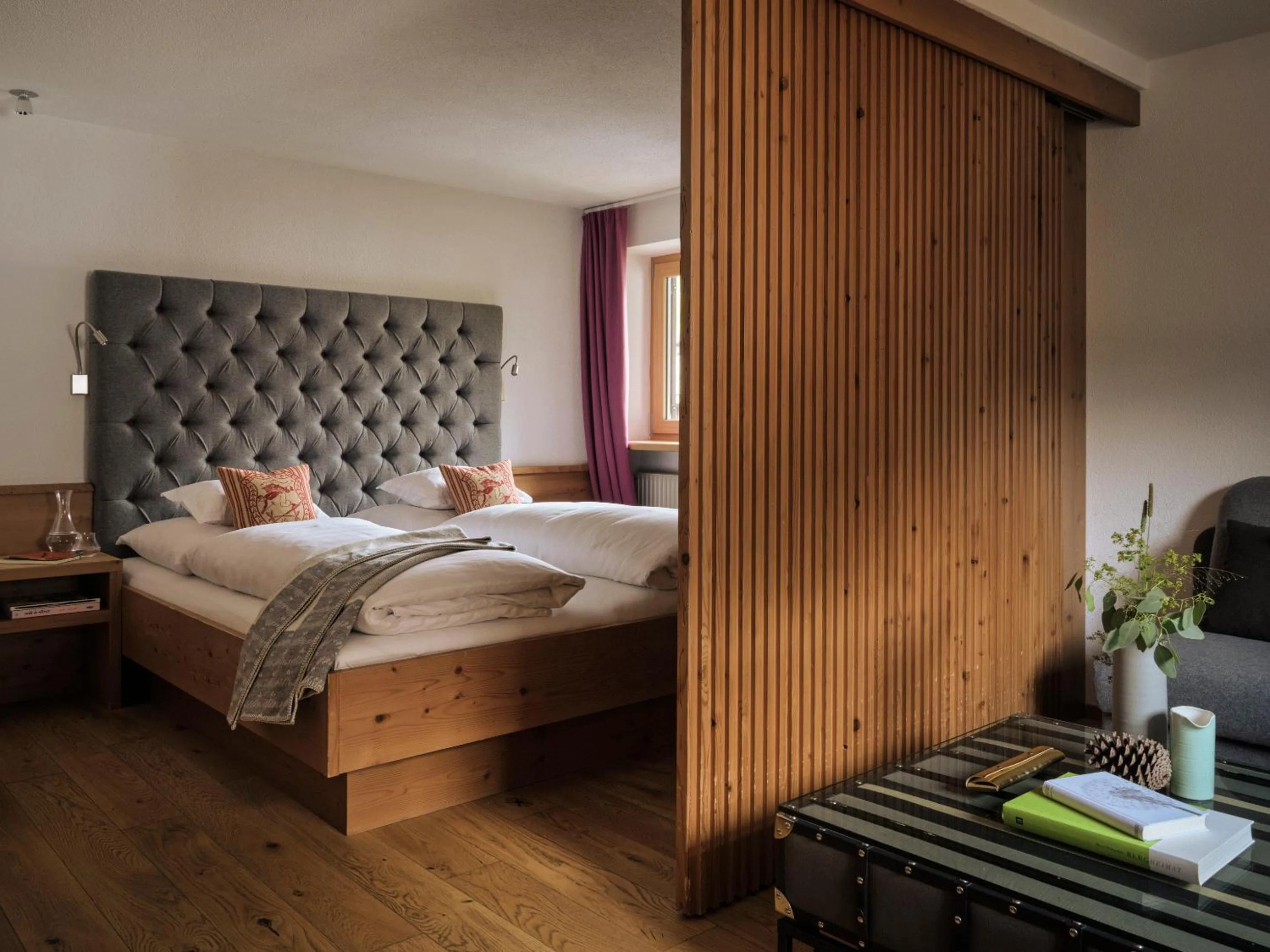 Bed in Hotel Sandhof