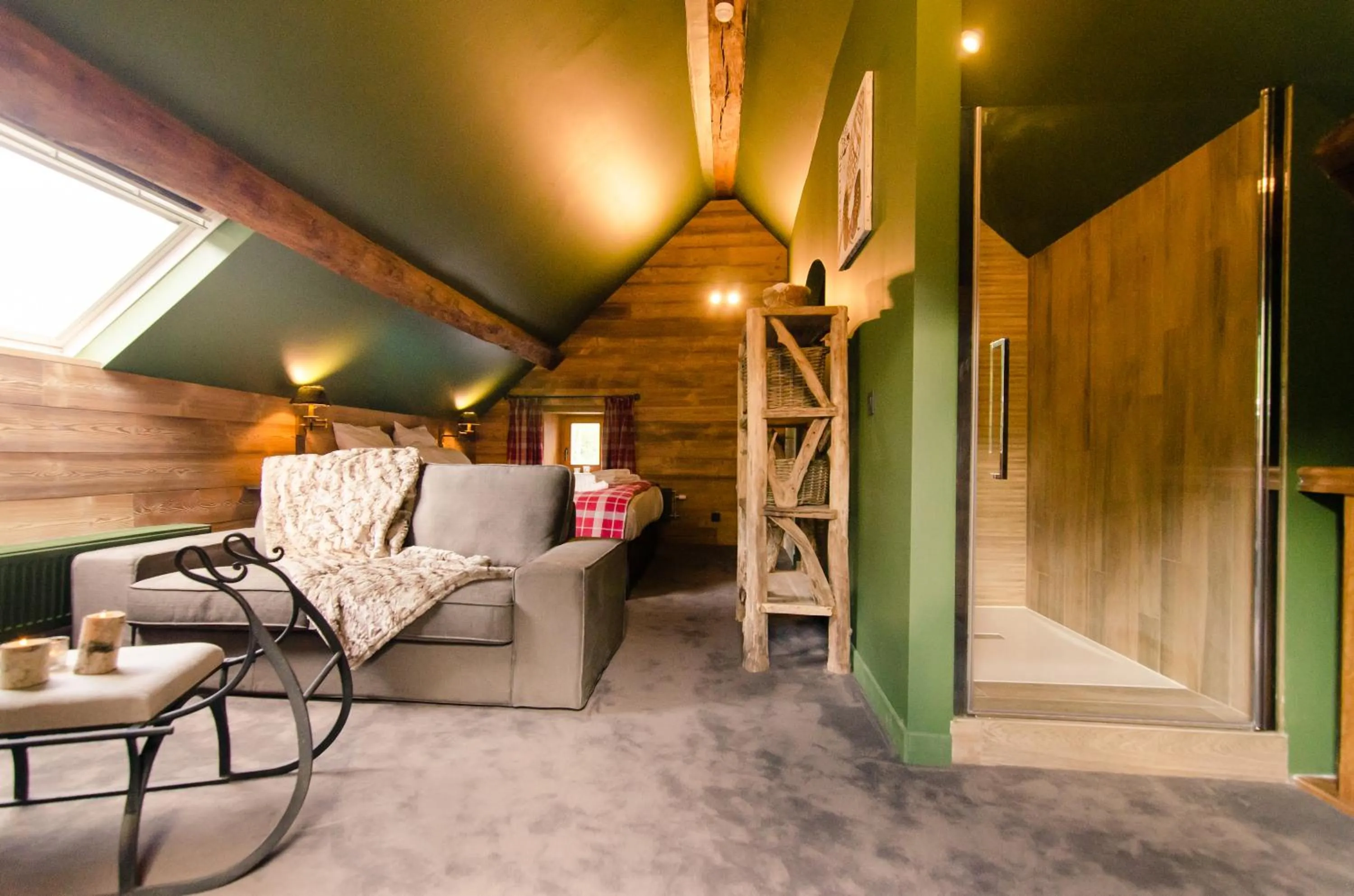 Seating area in River Lodge Hotel Insolite