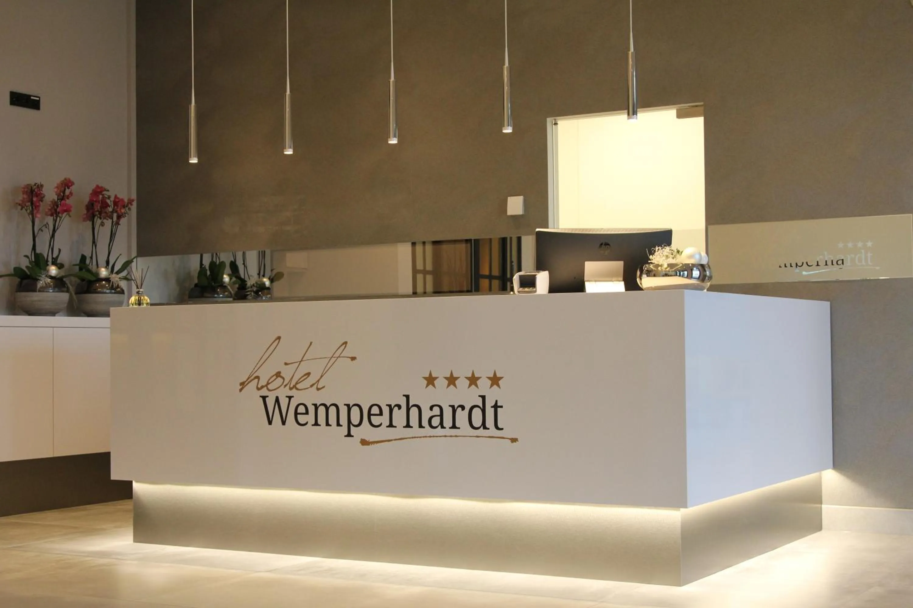 Lobby or reception in Hotel Wemperhardt