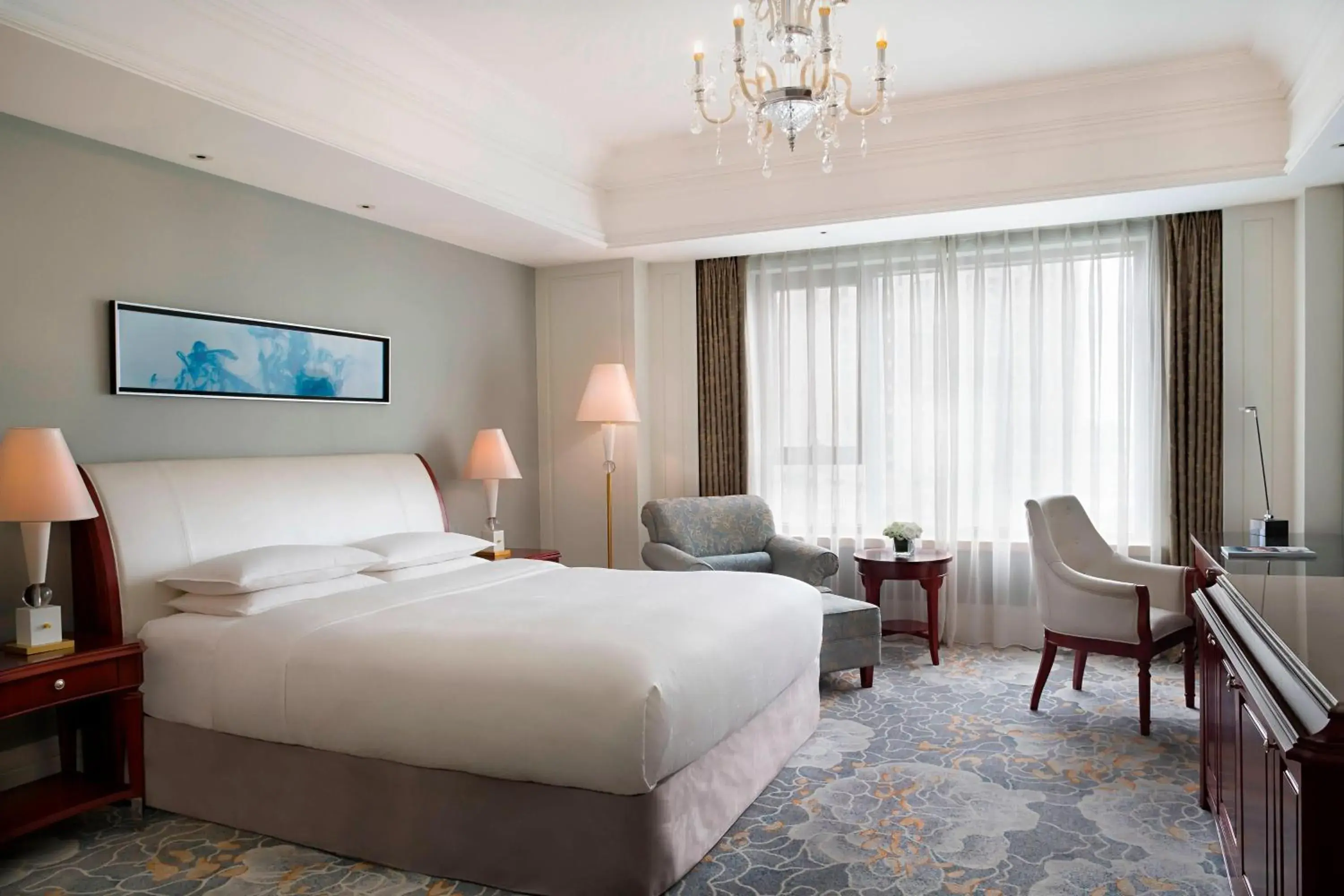 Deluxe King or Double Room with City View in Courtyard by Marriott Shanghai Fengxian Deluxe King or Double Room with City View in Courtyard by Marriott Shanghai Fengxian