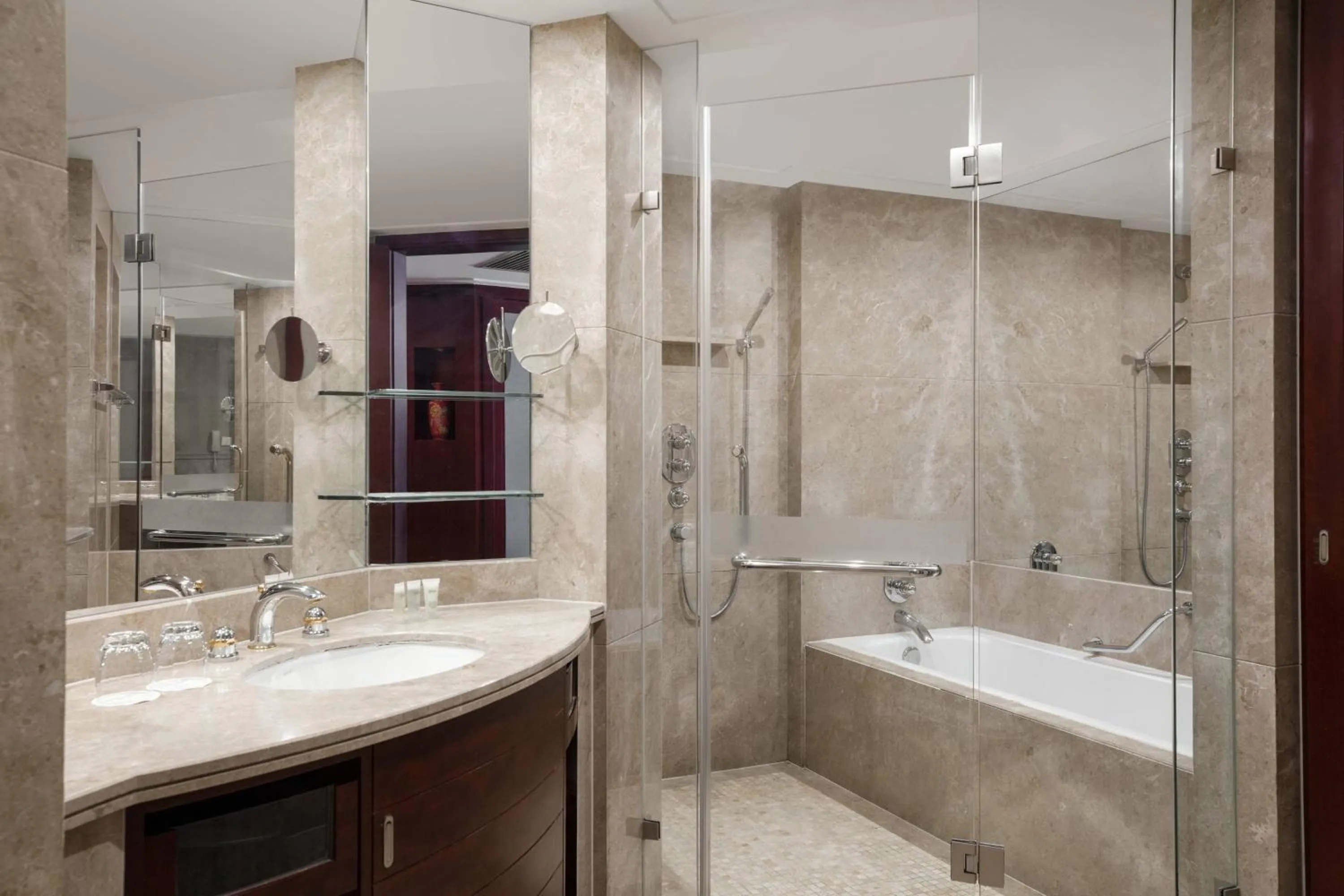 Bathroom in Courtyard by Marriott Shanghai Fengxian