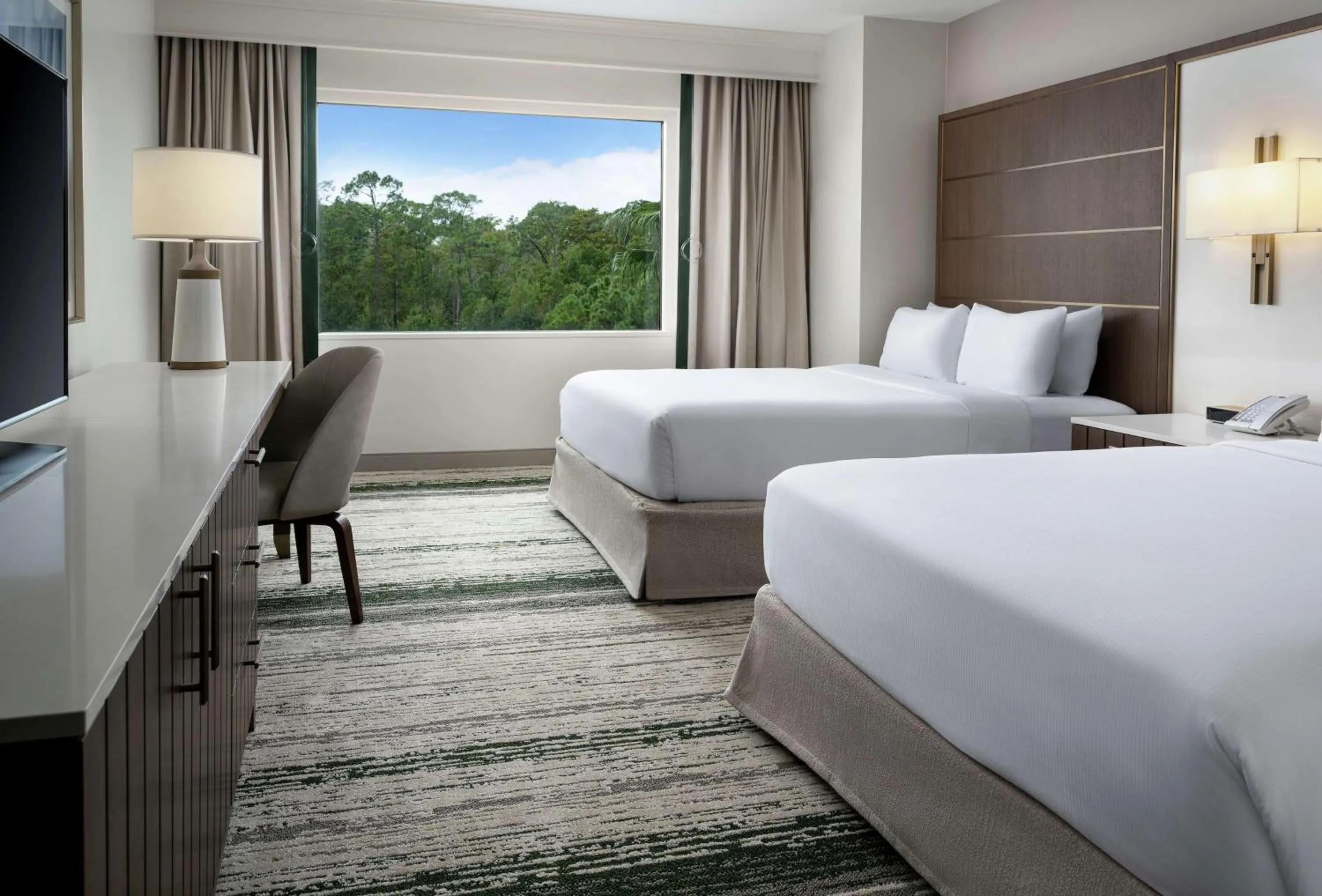 Bed in Signia by Hilton Orlando - An Official Walt Disney World Hotel