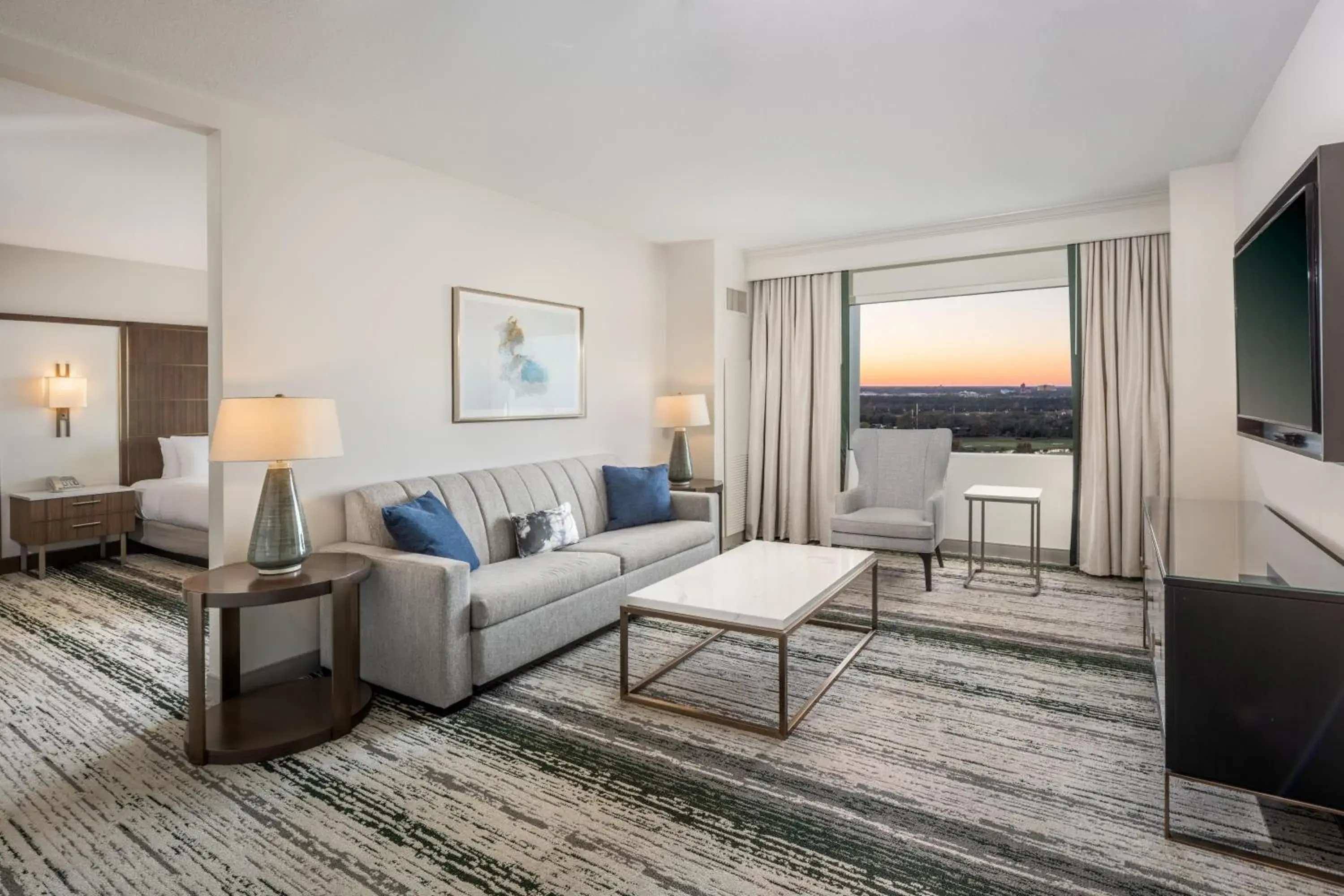 Junior King Suite - High Floor in Signia by Hilton Orlando - An Official Walt Disney World Hotel Junior King Suite - High Floor in Signia by Hilton Orlando - An Official Walt Disney World Hotel